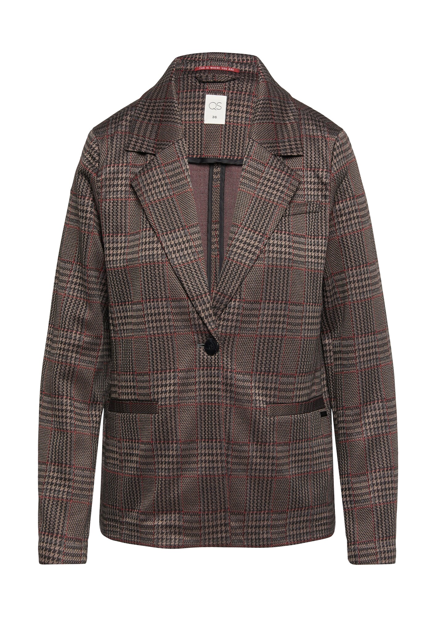 Qs Blazers Bruin / Grijs / Rood / Zwart