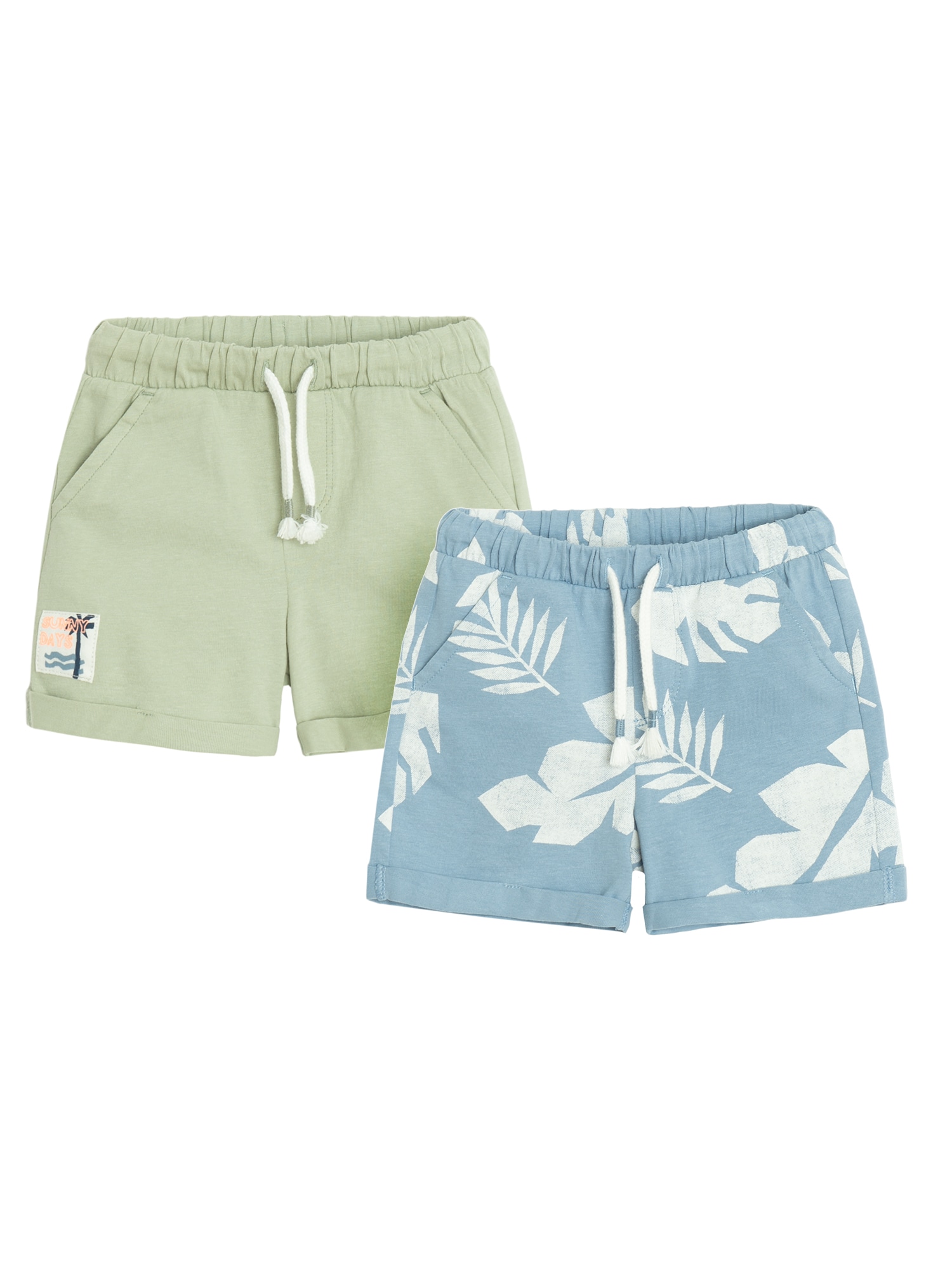 Cool Club Pantaloni  albastru porumbel / kaki / alb