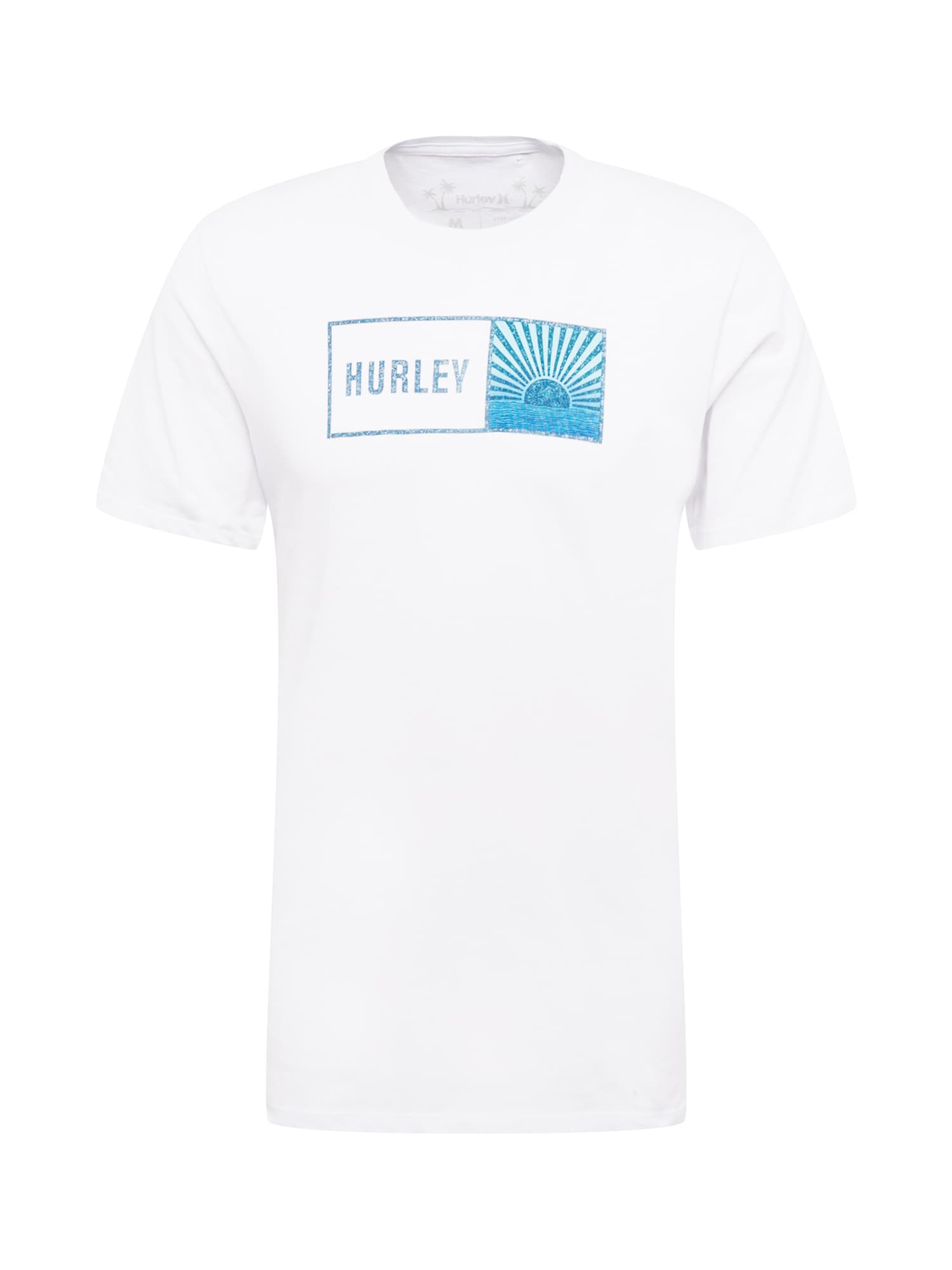 Hurley Funkčné tričko  námornícka modrá / svetlomodrá / biela