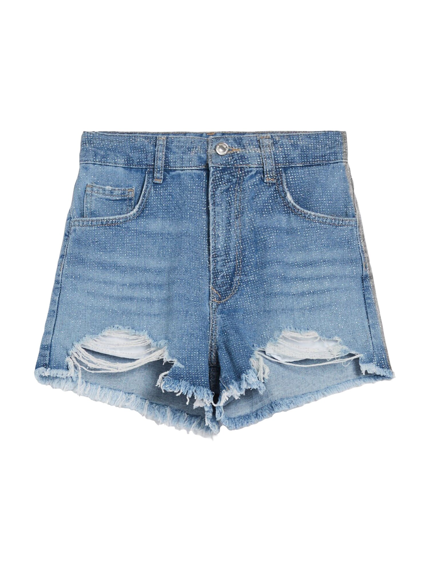 Bershka Kavbojke  moder denim