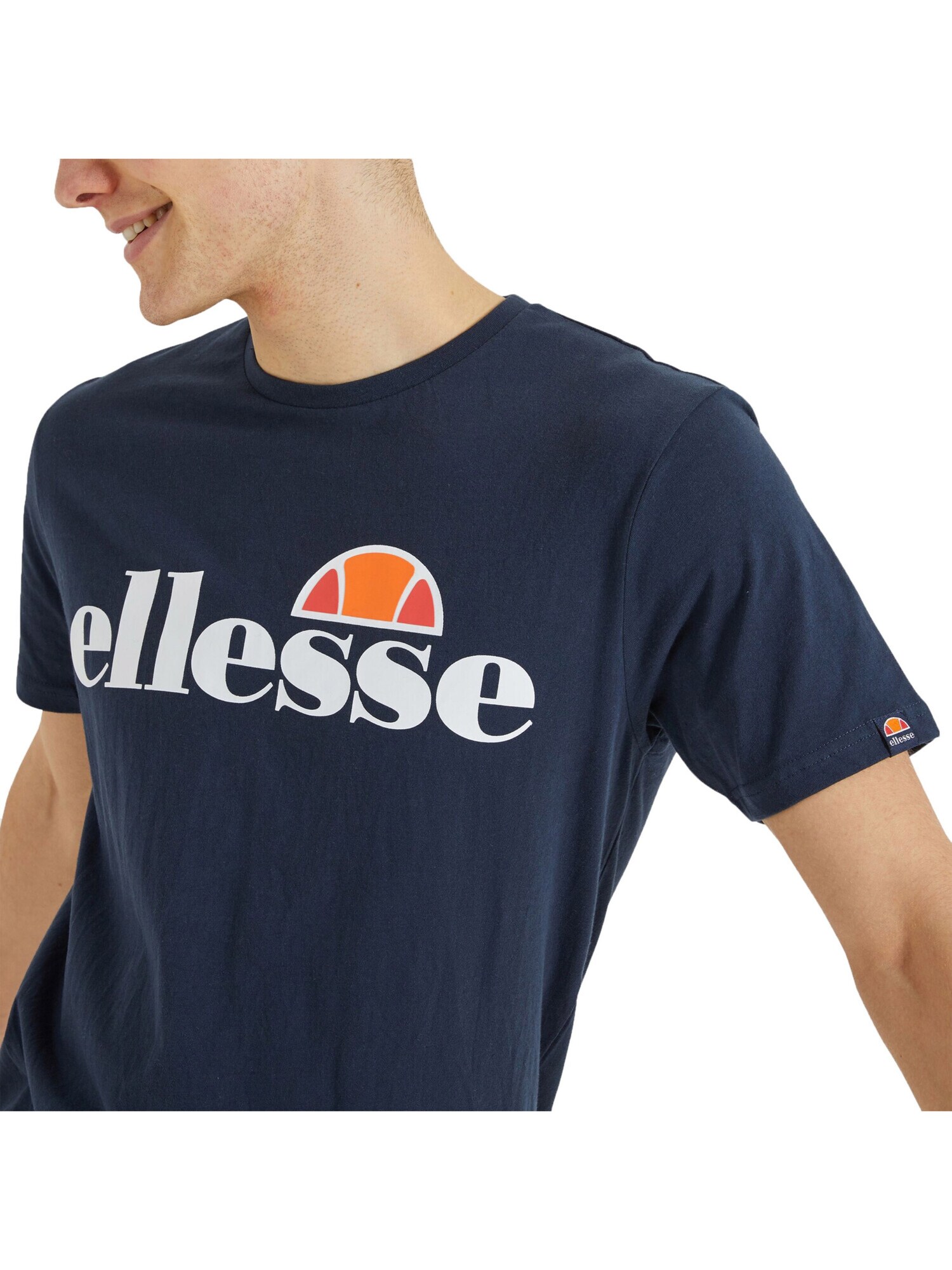 ELLESSE Camiseta 'SL Prado'  navy / naranja / blanco – imagen 4