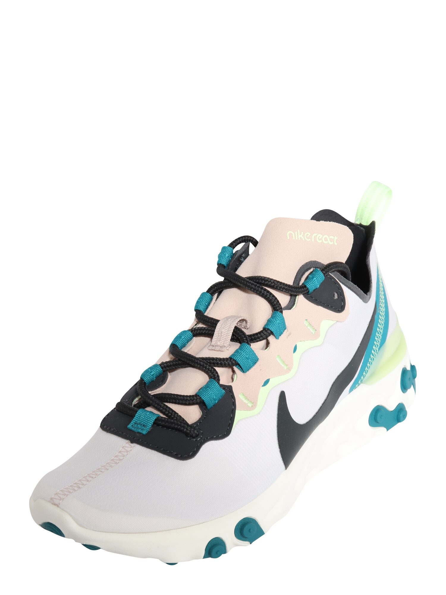 Nike Sportswear Sportbačiai be auliuko 'React Element 55'  šviesiai pilka / juoda