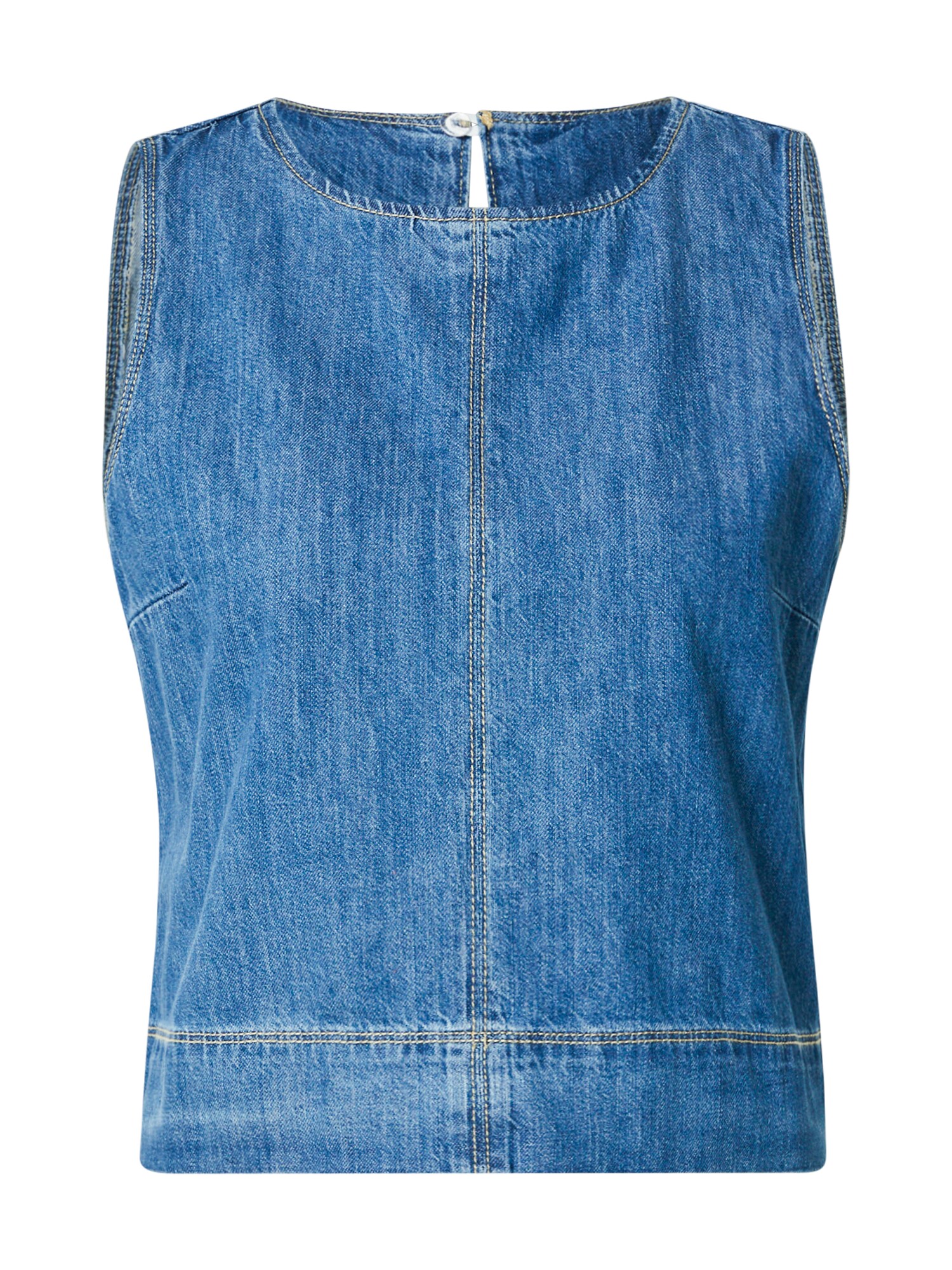 VERO MODA Blúz 'VMJESSICA'  kék farmer akciós termékkép 1