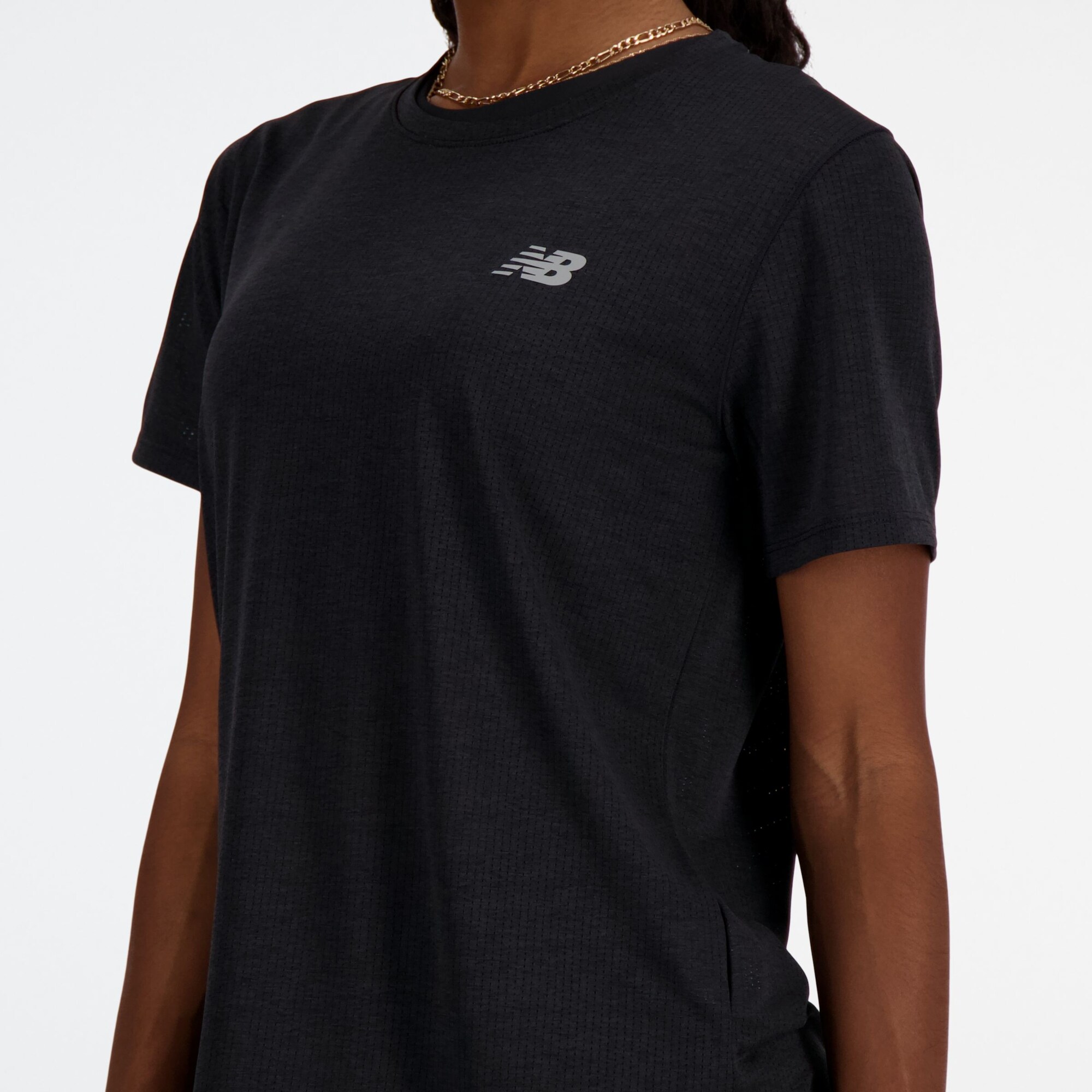 New balance Camiseta funcional 'Athletics' gris / negro – imagen 3