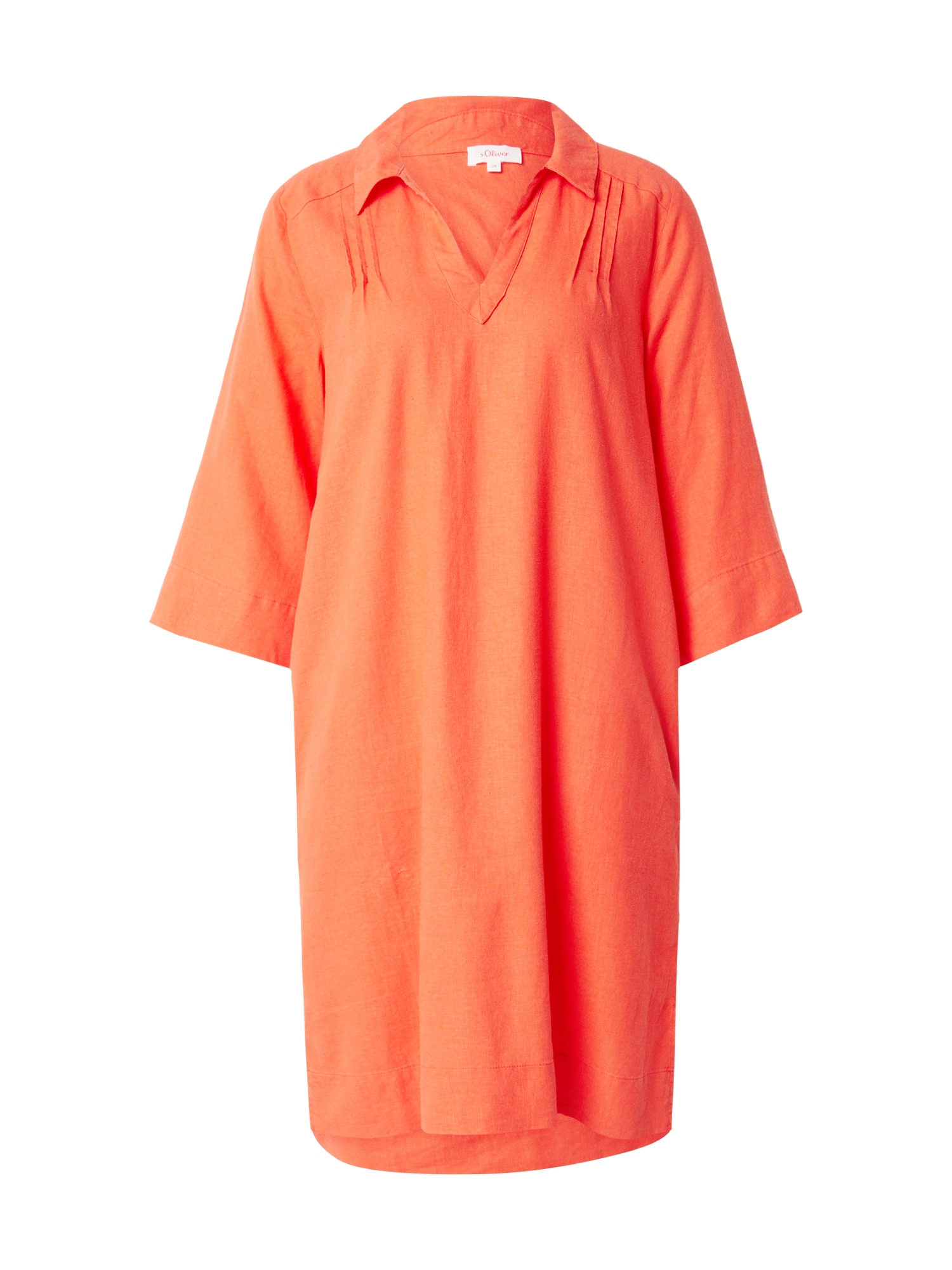 s.Oliver Košeľové šaty  oranžovo červená