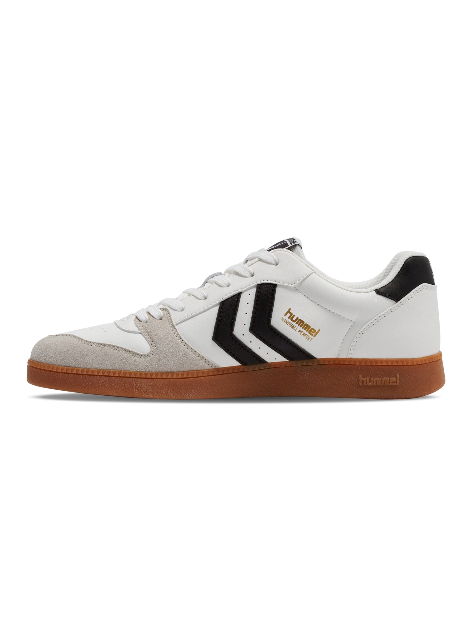 Hummel Sneaker low 'Handball Perfekt'  guld / taupe / sort / hvid