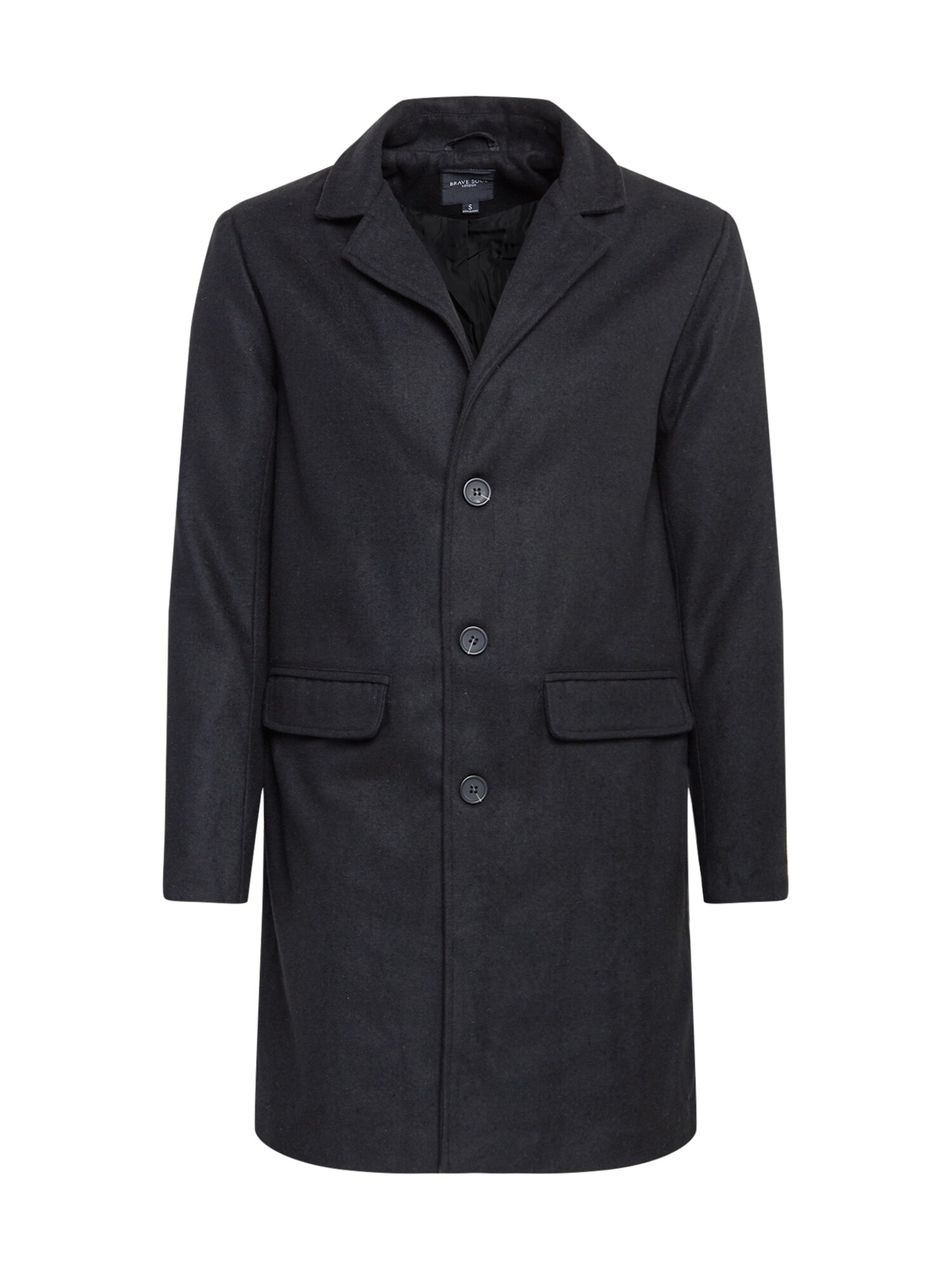BRAVE SOUL Rudeninis-žieminis paltas 'AUGUSTINE'  juoda