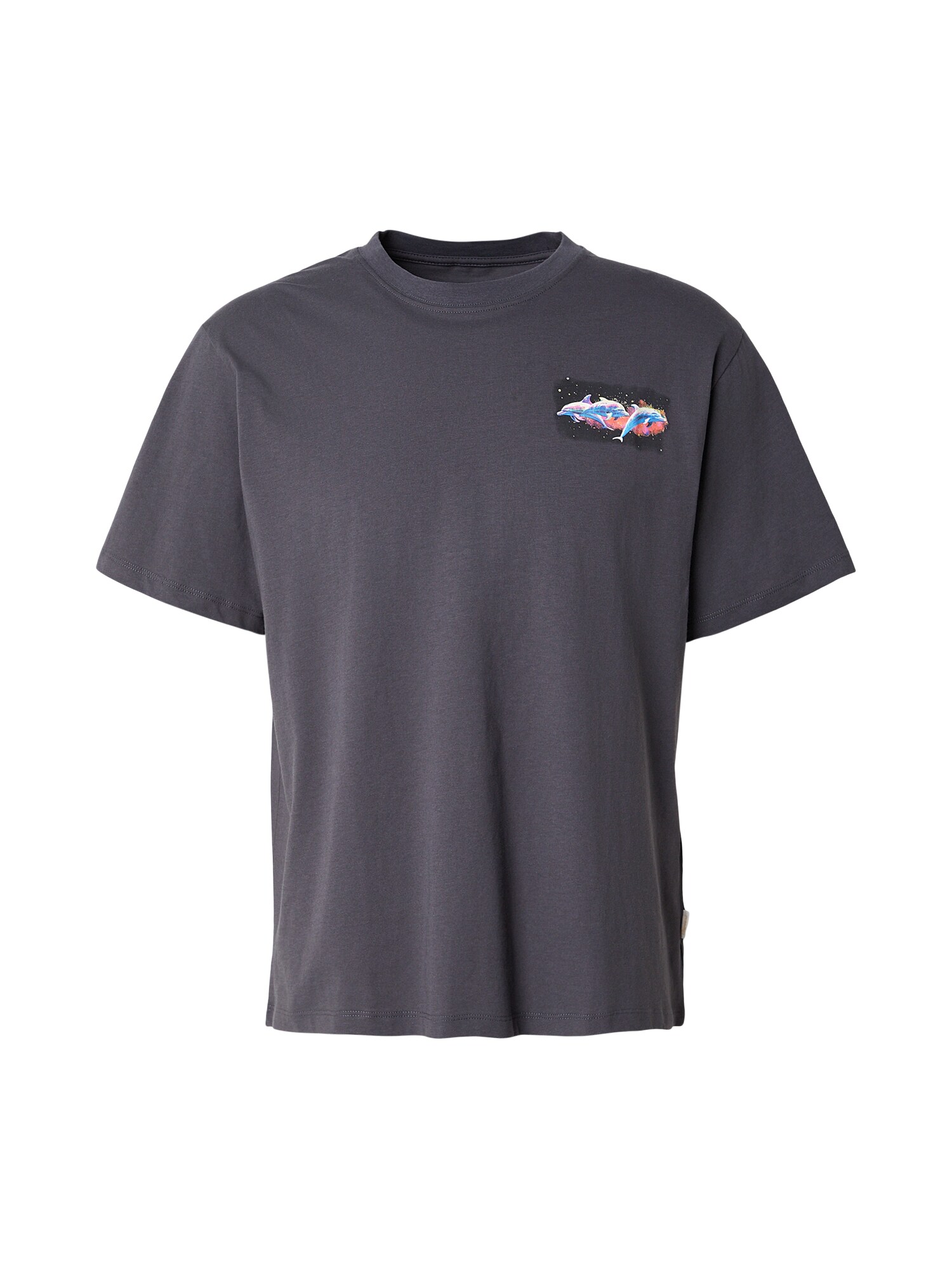 JACK & JONES Tricou JORAIRBRUSH  albastru / gri închis / lila / portocaliu caisă