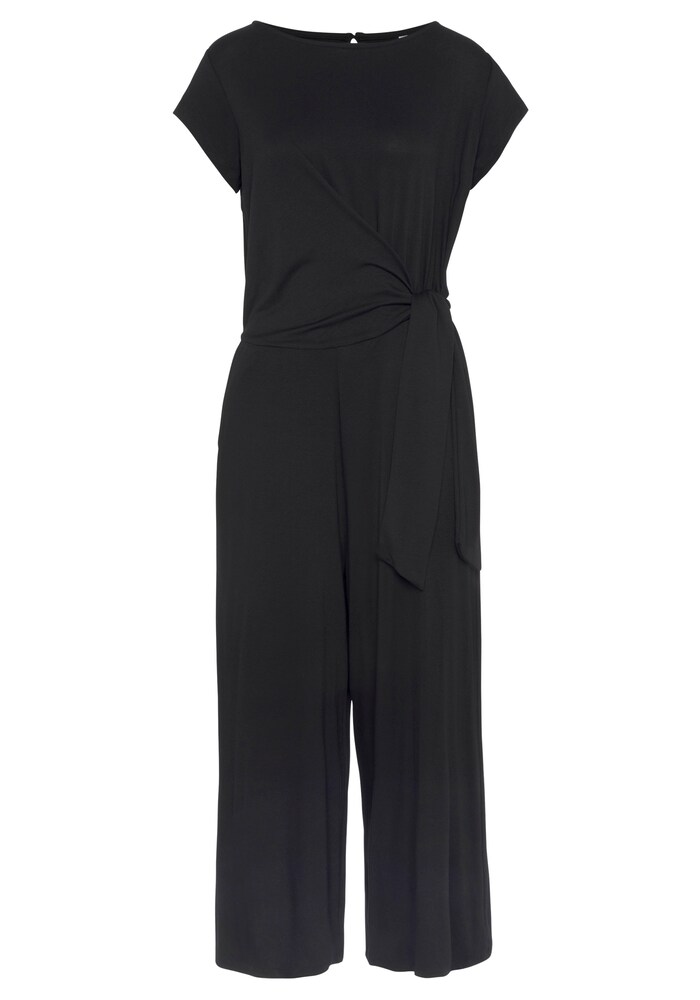 LASCANA Jumpsuit Damen Größe 4XL schwarz