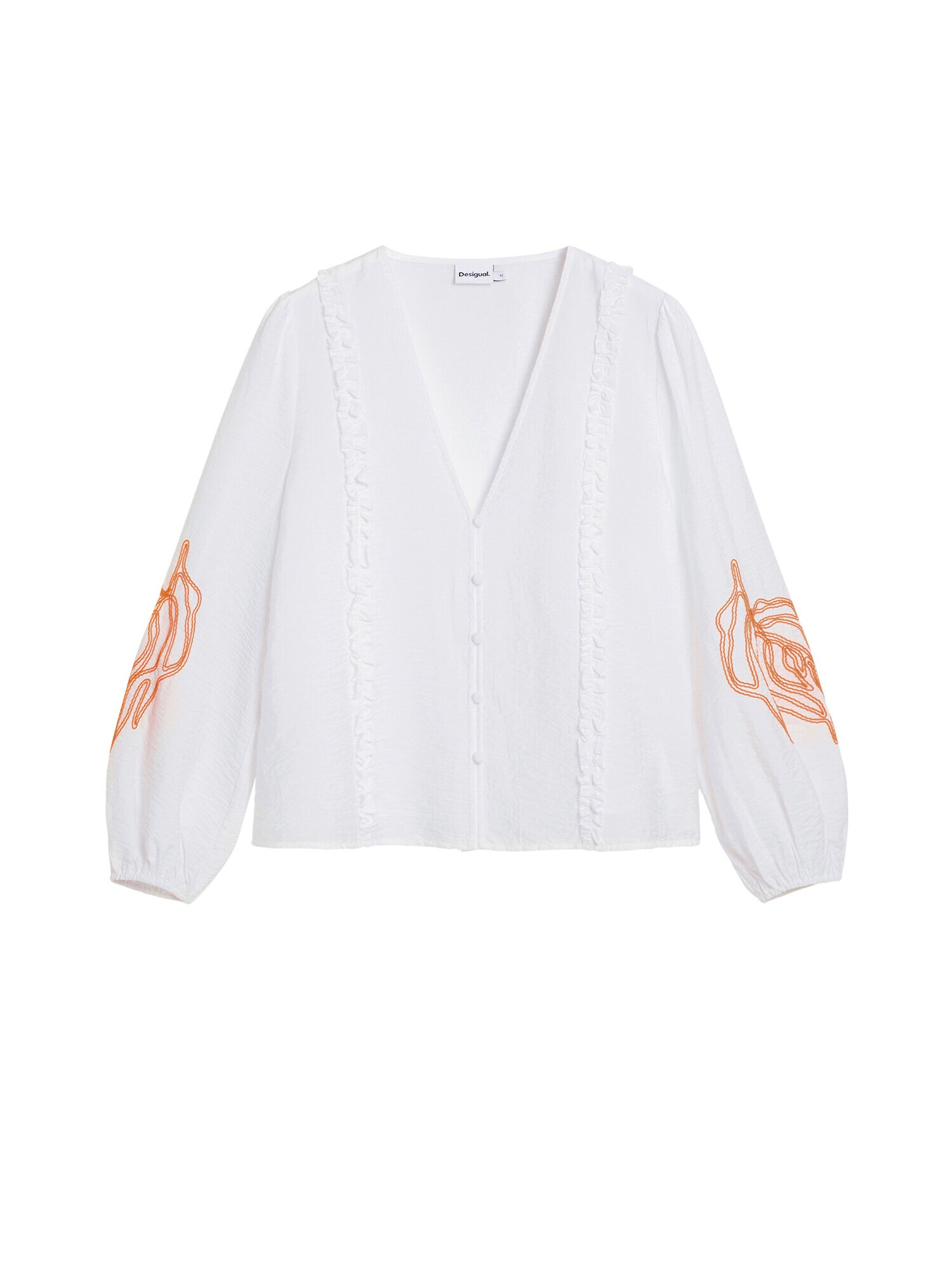 Desigual Blúz  narancs / fehér akciós termékkép 1