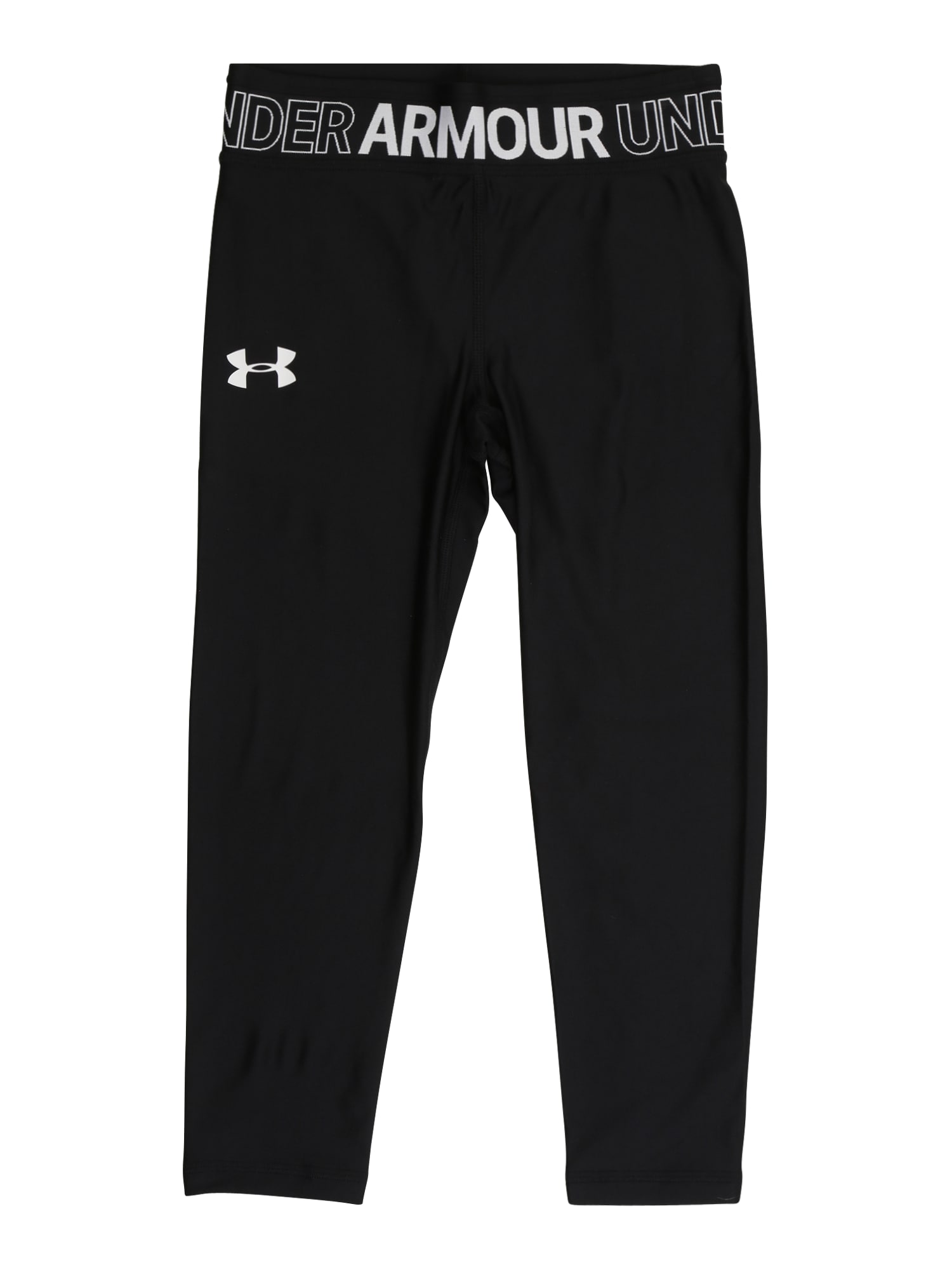 UNDER ARMOUR Sportinės kelnės  juoda / balta