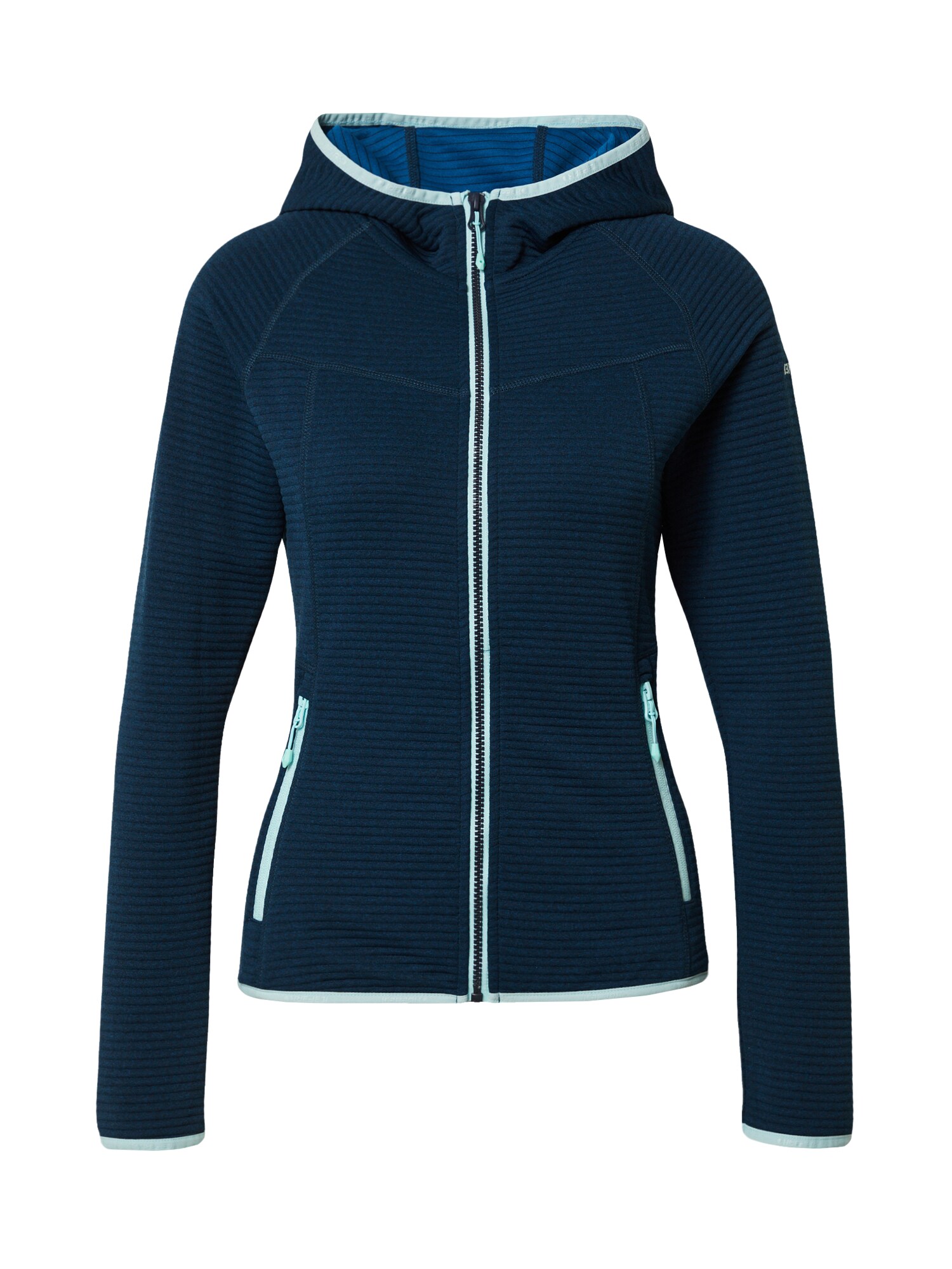 ICEPEAK Jachetă  fleece funcțională  albastru închis / alb