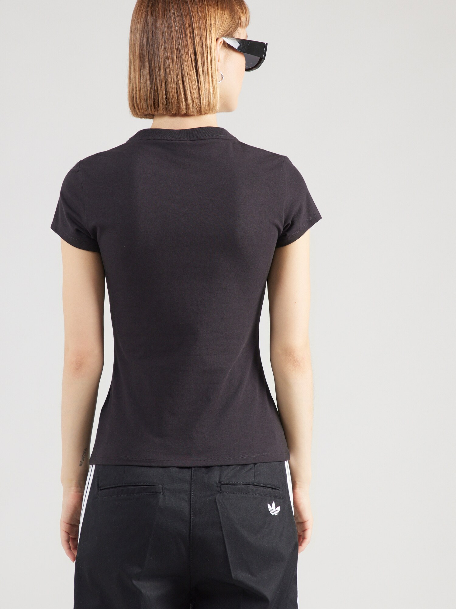 ADIDAS ORIGINALS Camiseta negro / blanco – imagen 7