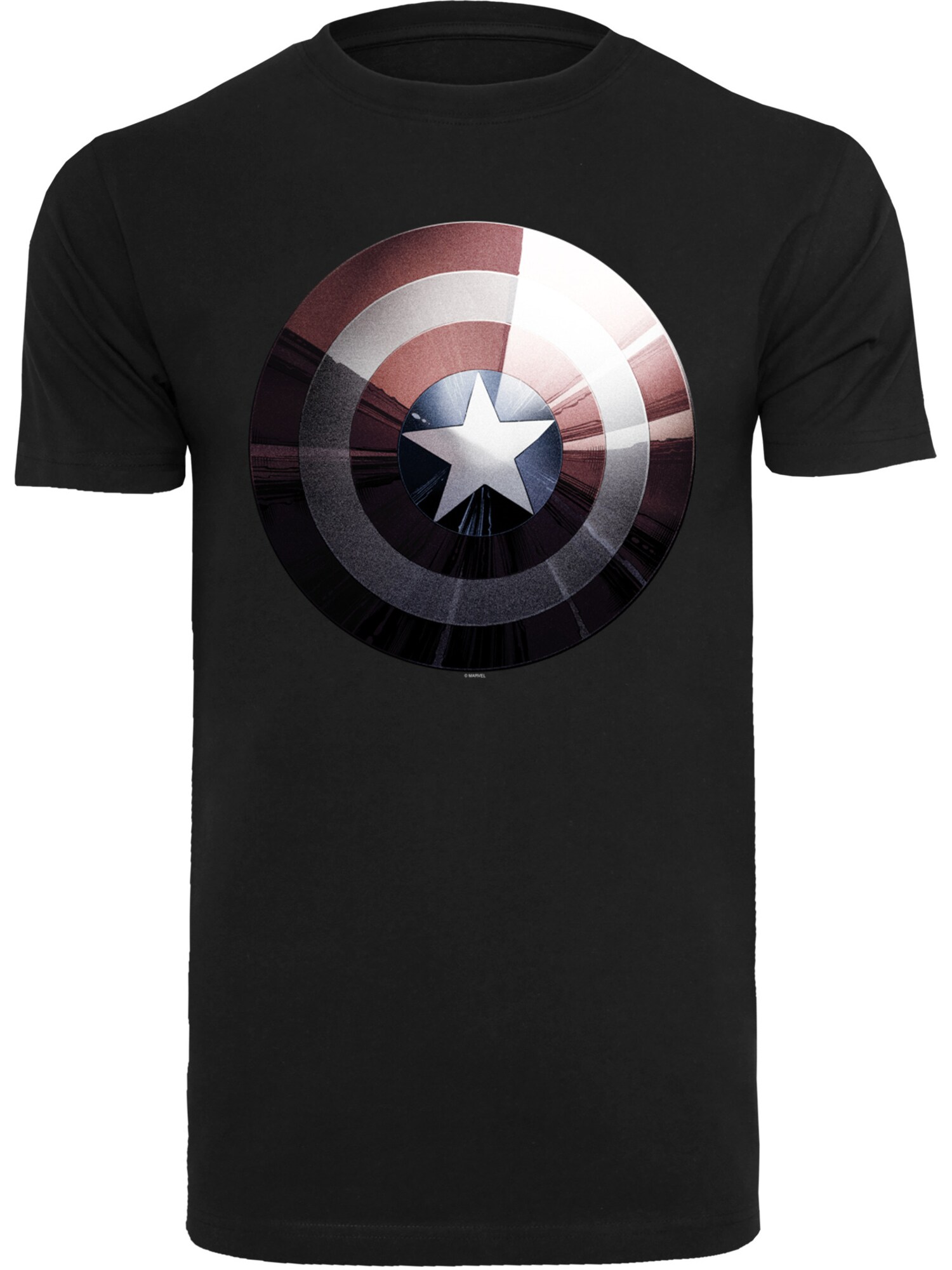 Thumbnail - T-Shirt 'Marvel Captain America Shield Shiny'