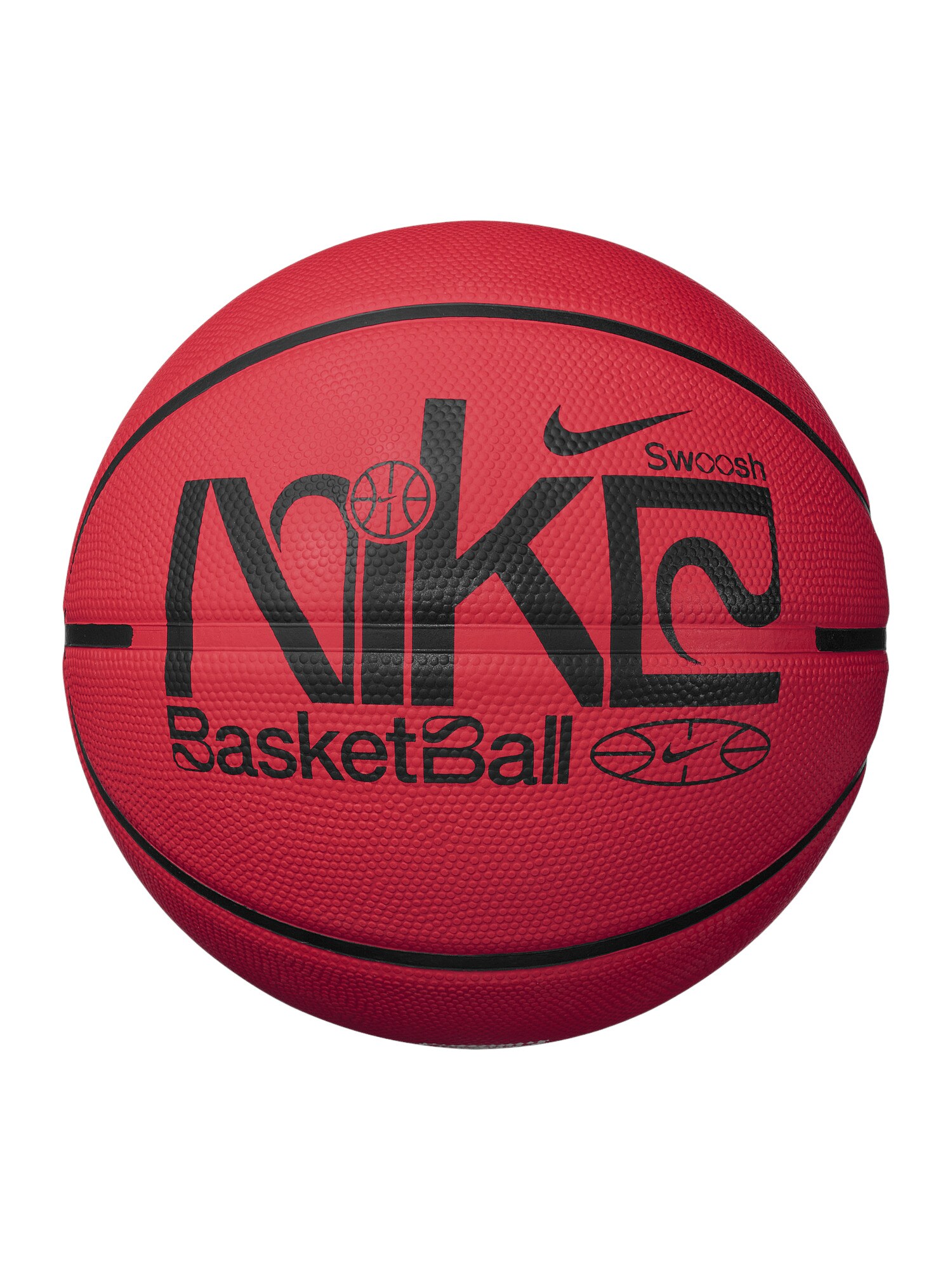 NIKE Lopta červená / čierna