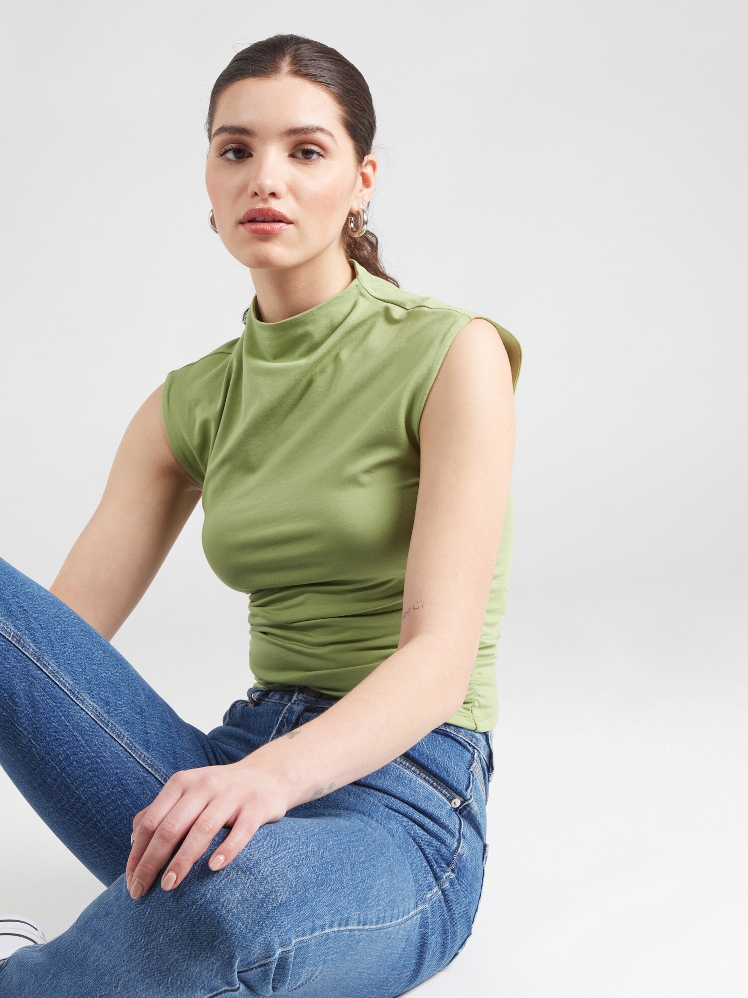 Abercrombie & Fitch Top 'PALOMA'  citromzöld termék 2. képe