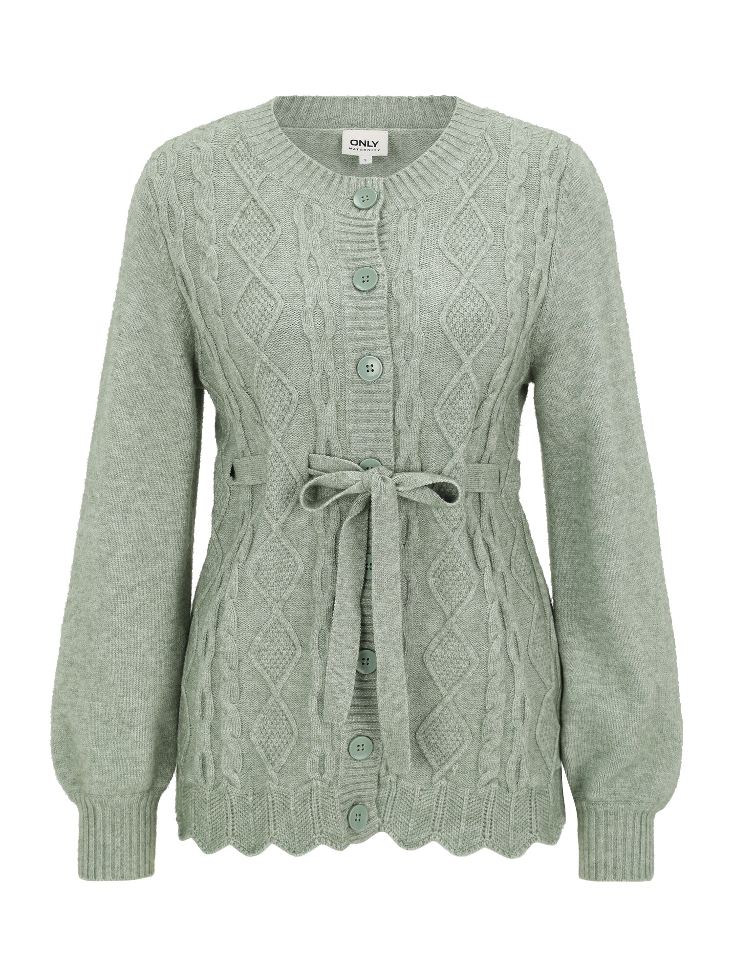 Only Maternity Cárdigan 'OLMKALLU'  verde pastel