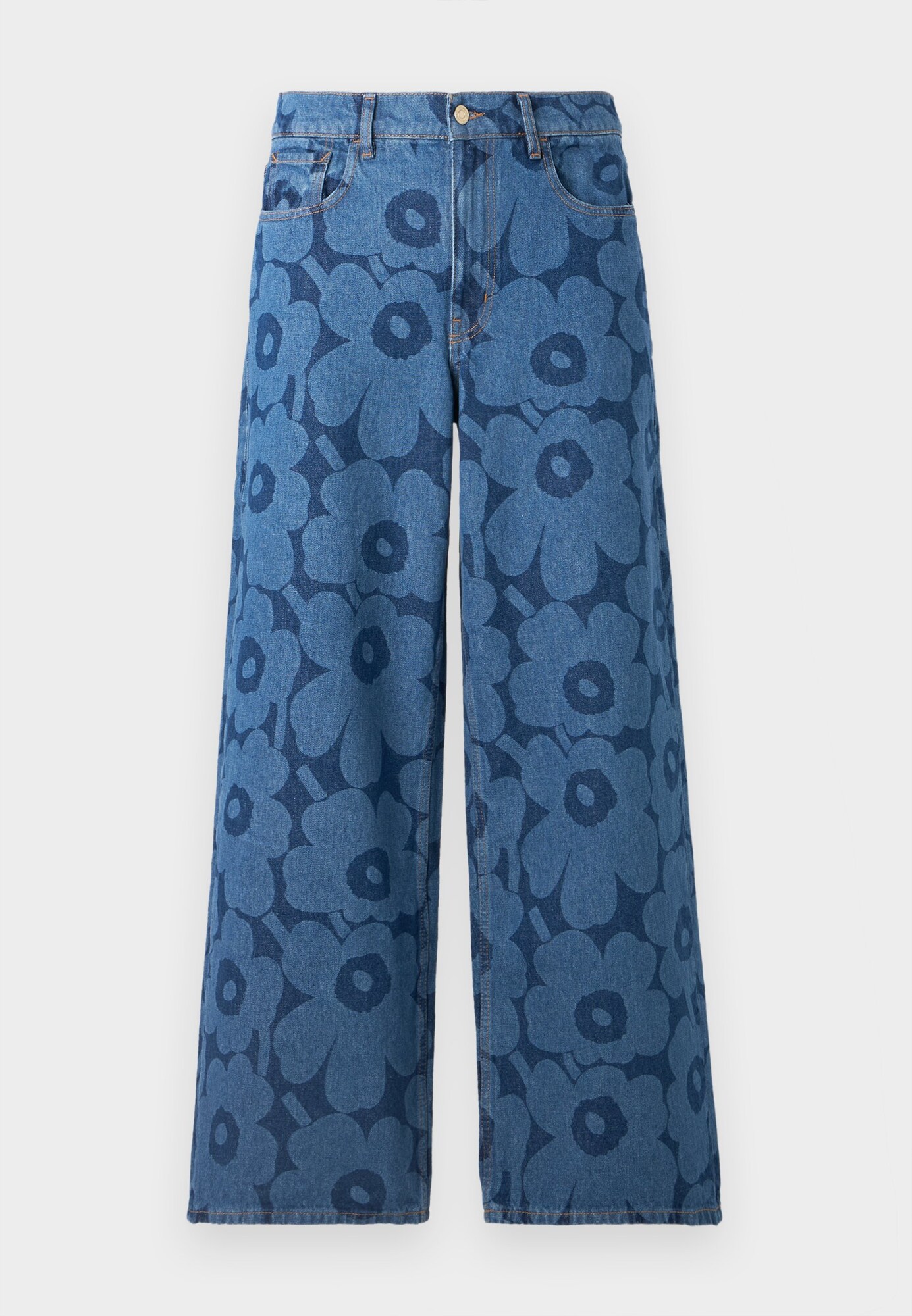 Marimekko Traperice 'MARIDENIM UNIKKO' plava / morsko plava