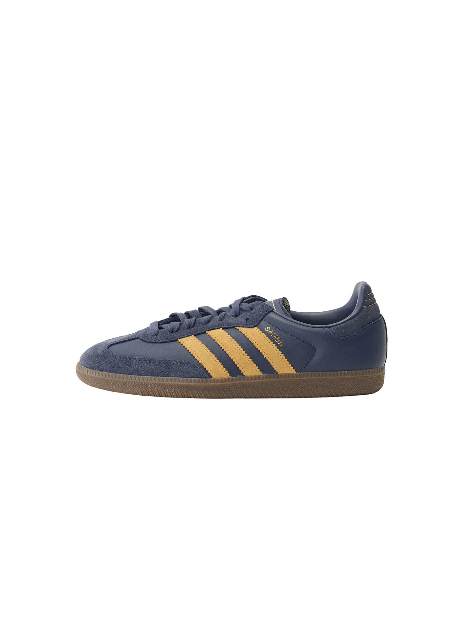 ADIDAS ORIGINALS Sneaker low Samba  albastru marin / galben lămâie