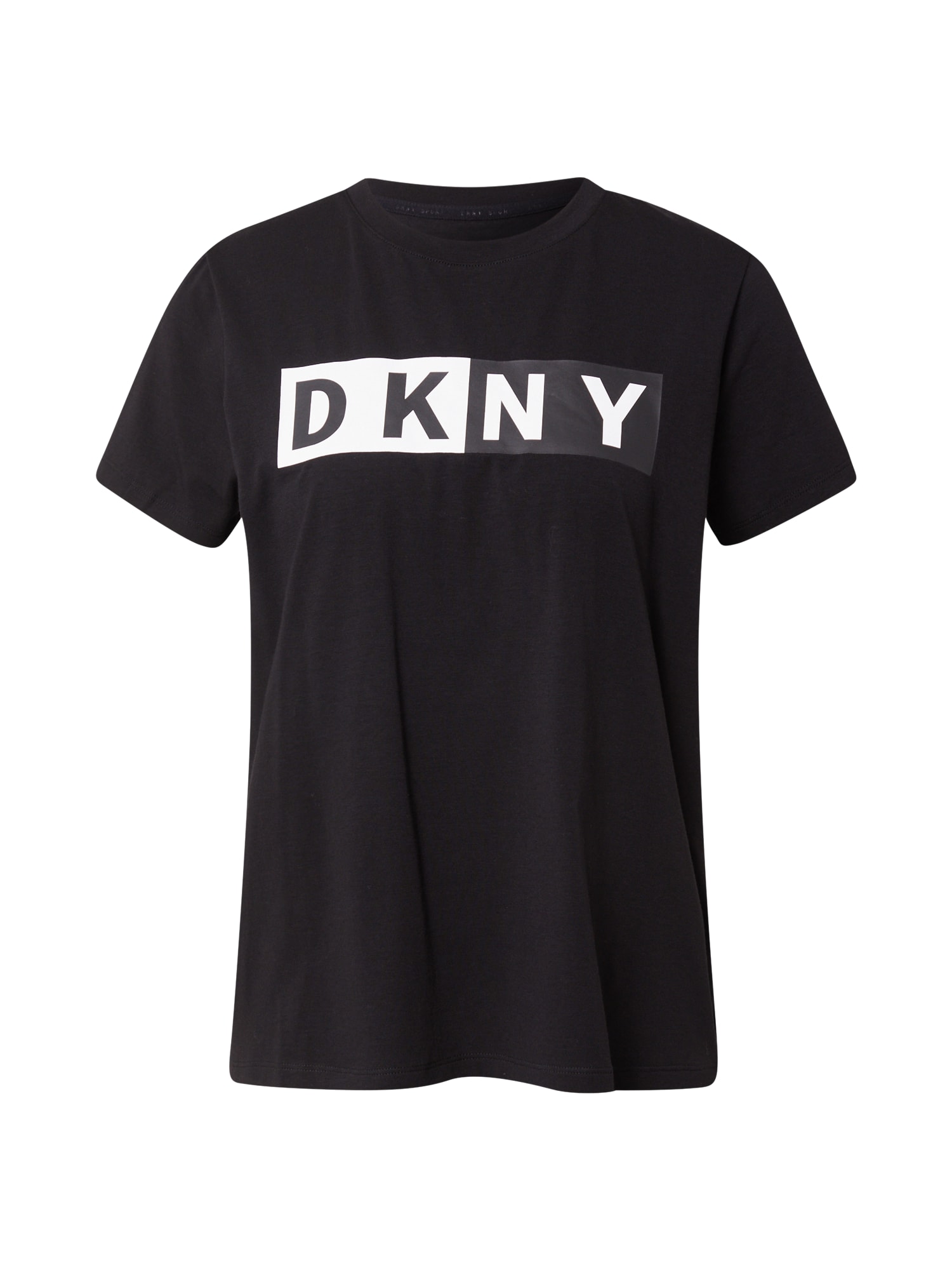 DKNY Performance Marškinėliai juoda / balta