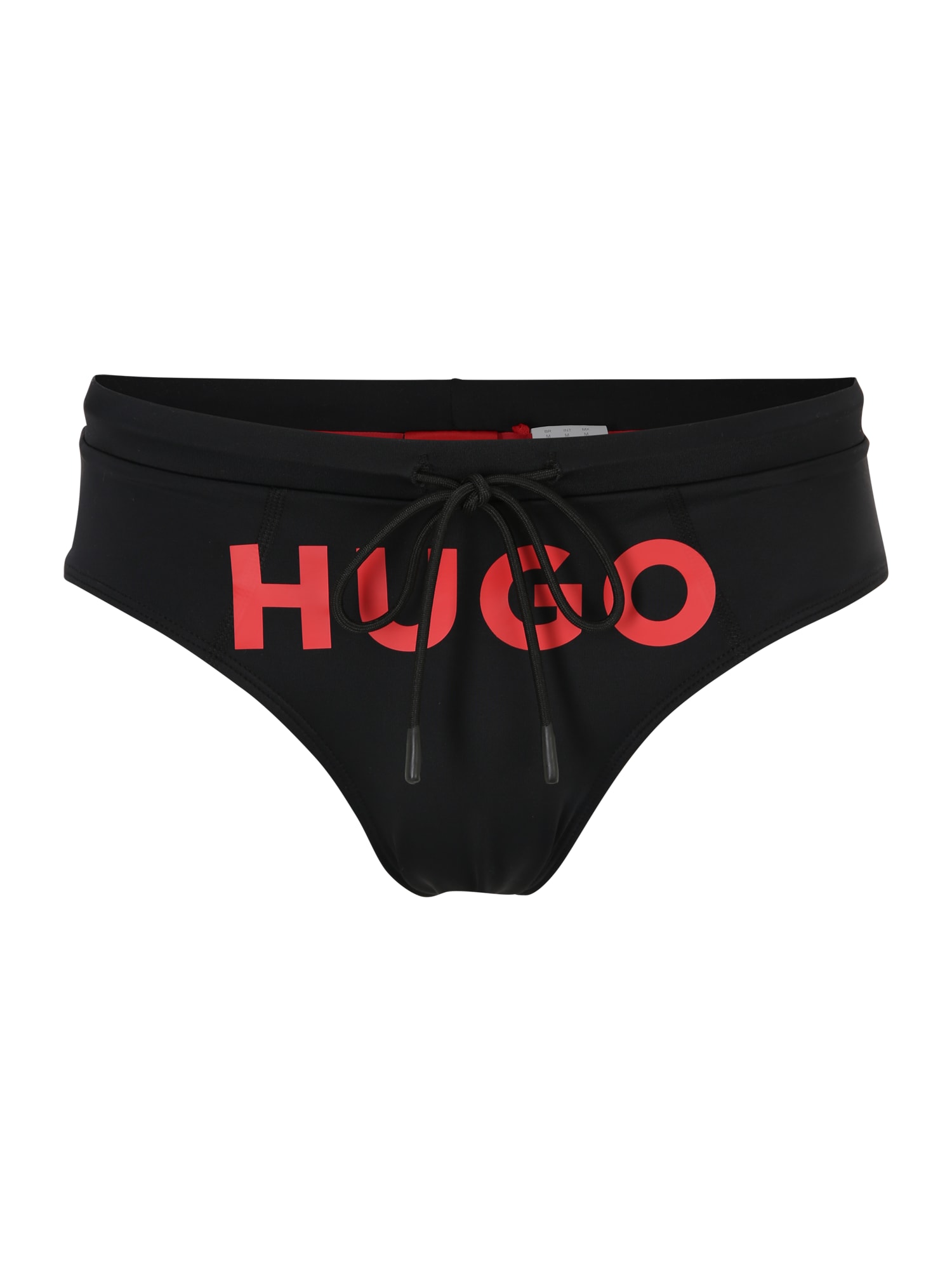 HUGO Fürdőnadrágok 'LAGUNA'  piros / fekete