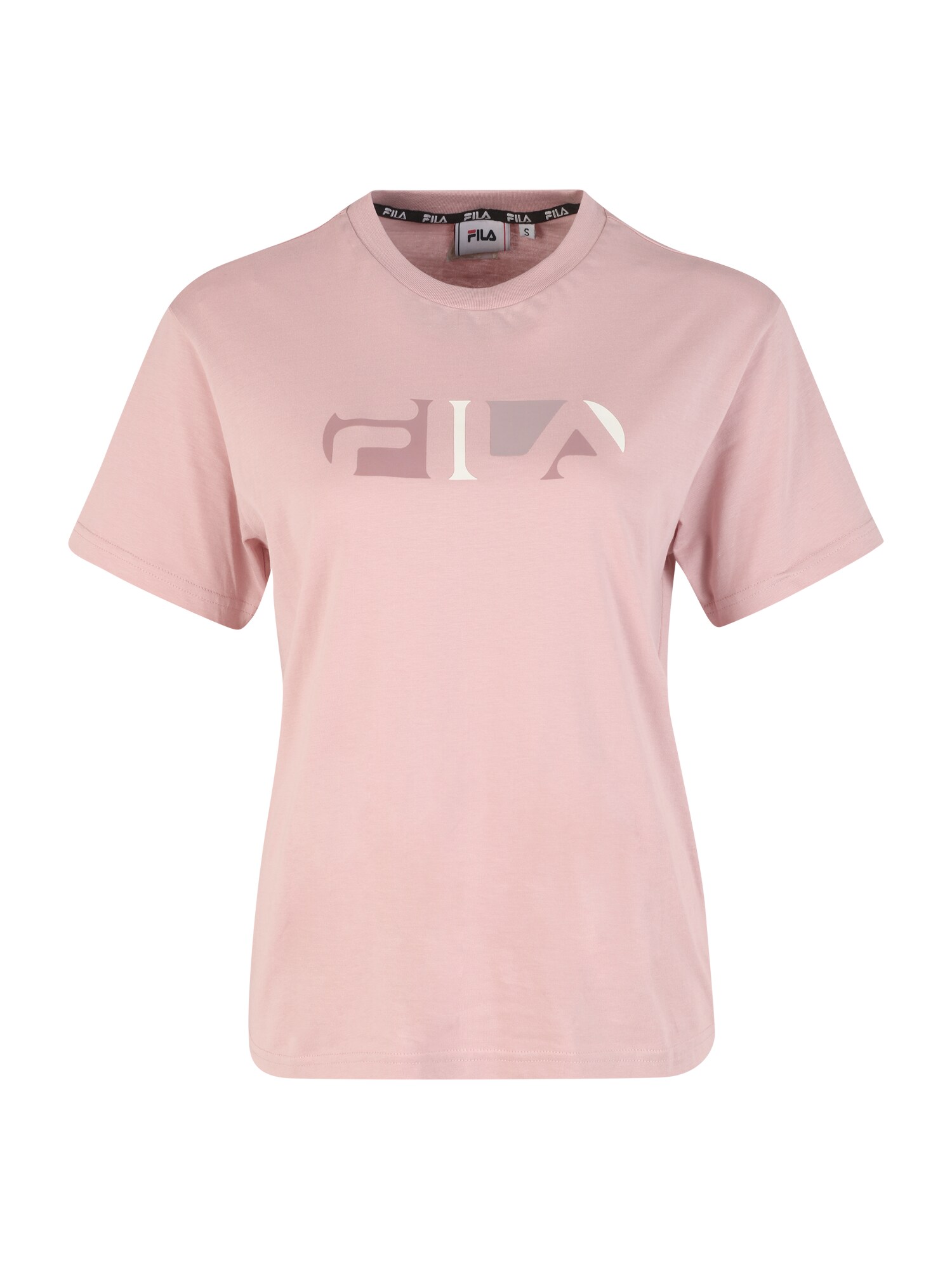 FILA Tričko 'BRENK'  ružová / rosé / púdrová / biela