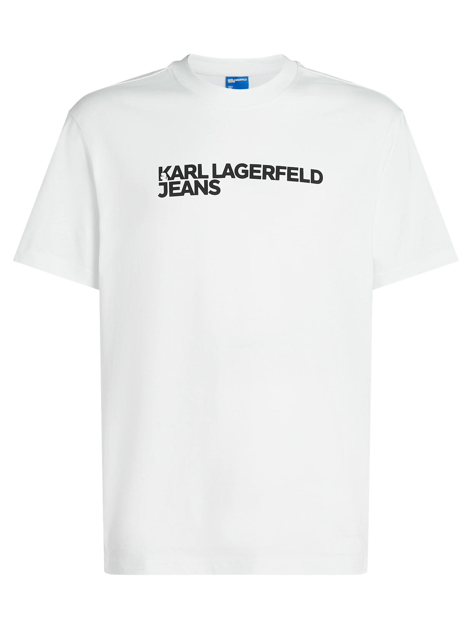KARL LAGERFELD JEANS Camiseta negro / blanco