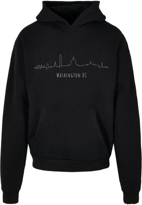 Merchcode Sweatshirt ‘Washington X’ Zwart / Wit