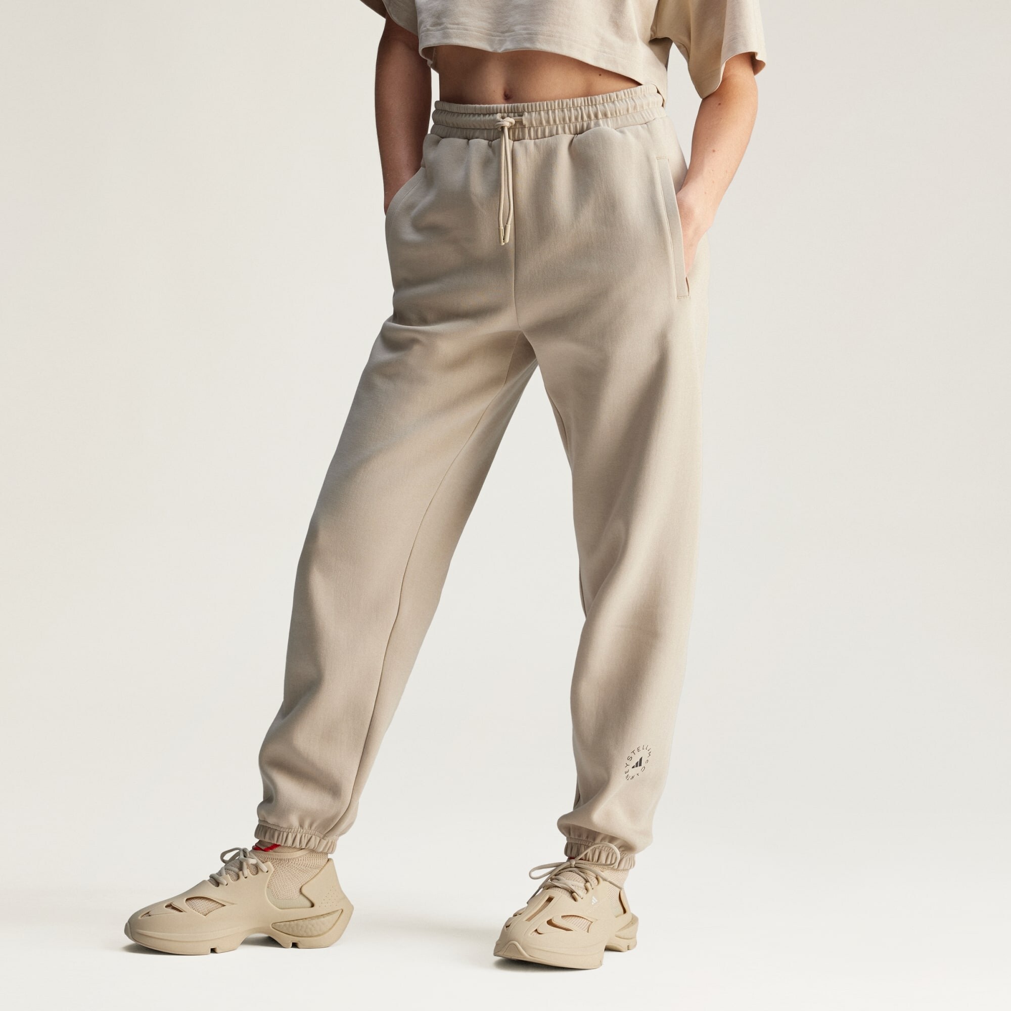 ADIDAS BY STELLA MCCARTNEY Sportnadrágok  bézs termék 2. képe