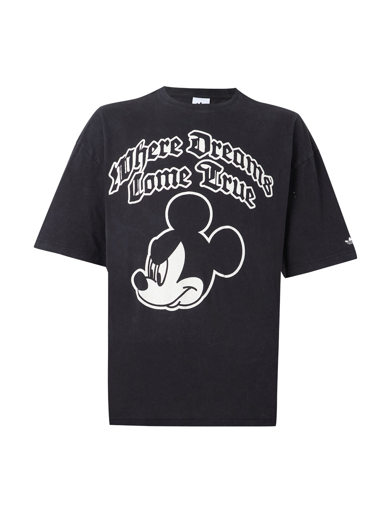 ADIDAS ORIGINALS Tričko 'Disney Micky Maus Dreams'  čierna / biela