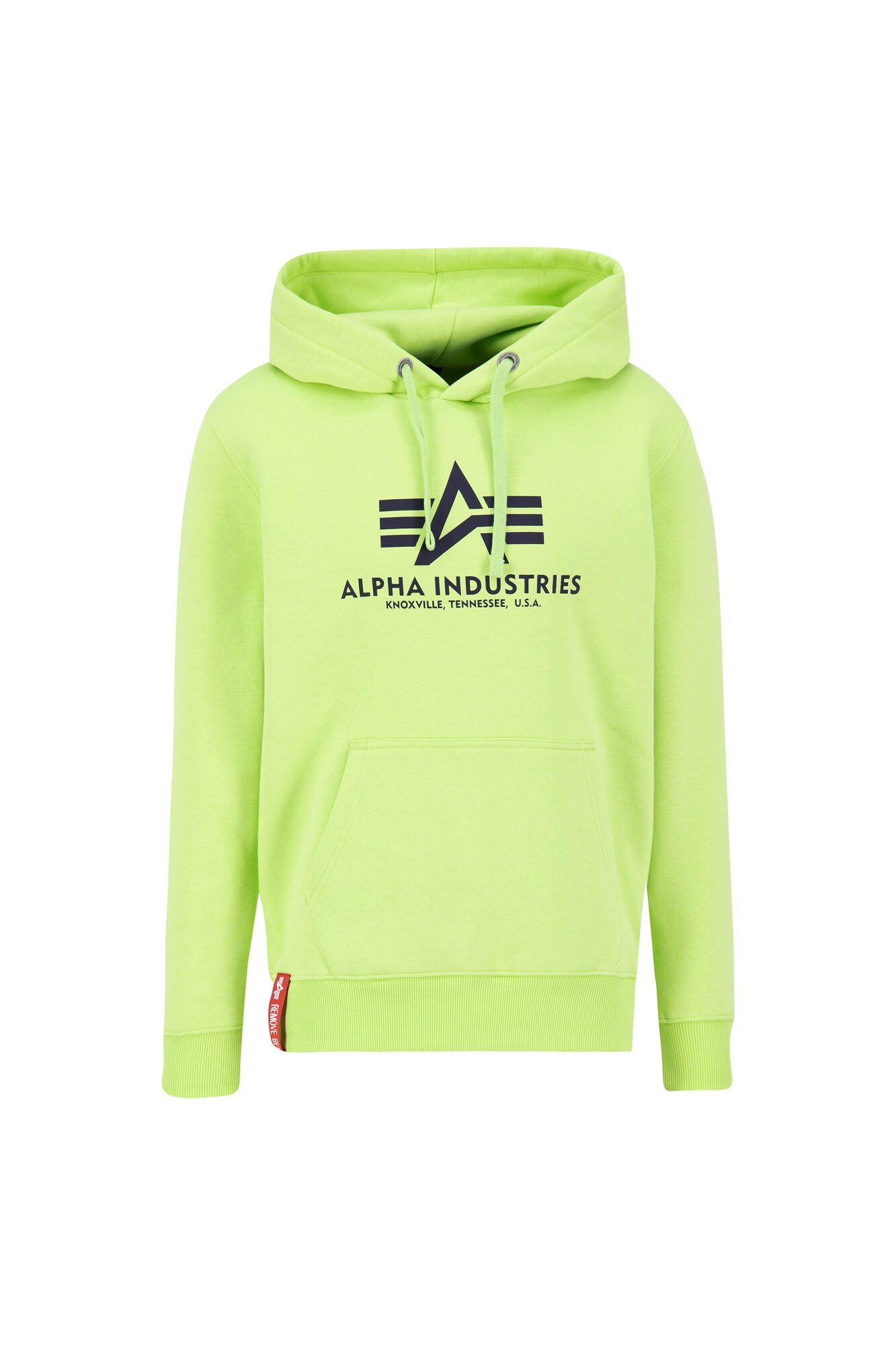 ALPHA INDUSTRIES Mikina  svetlozelená / červená / čierna