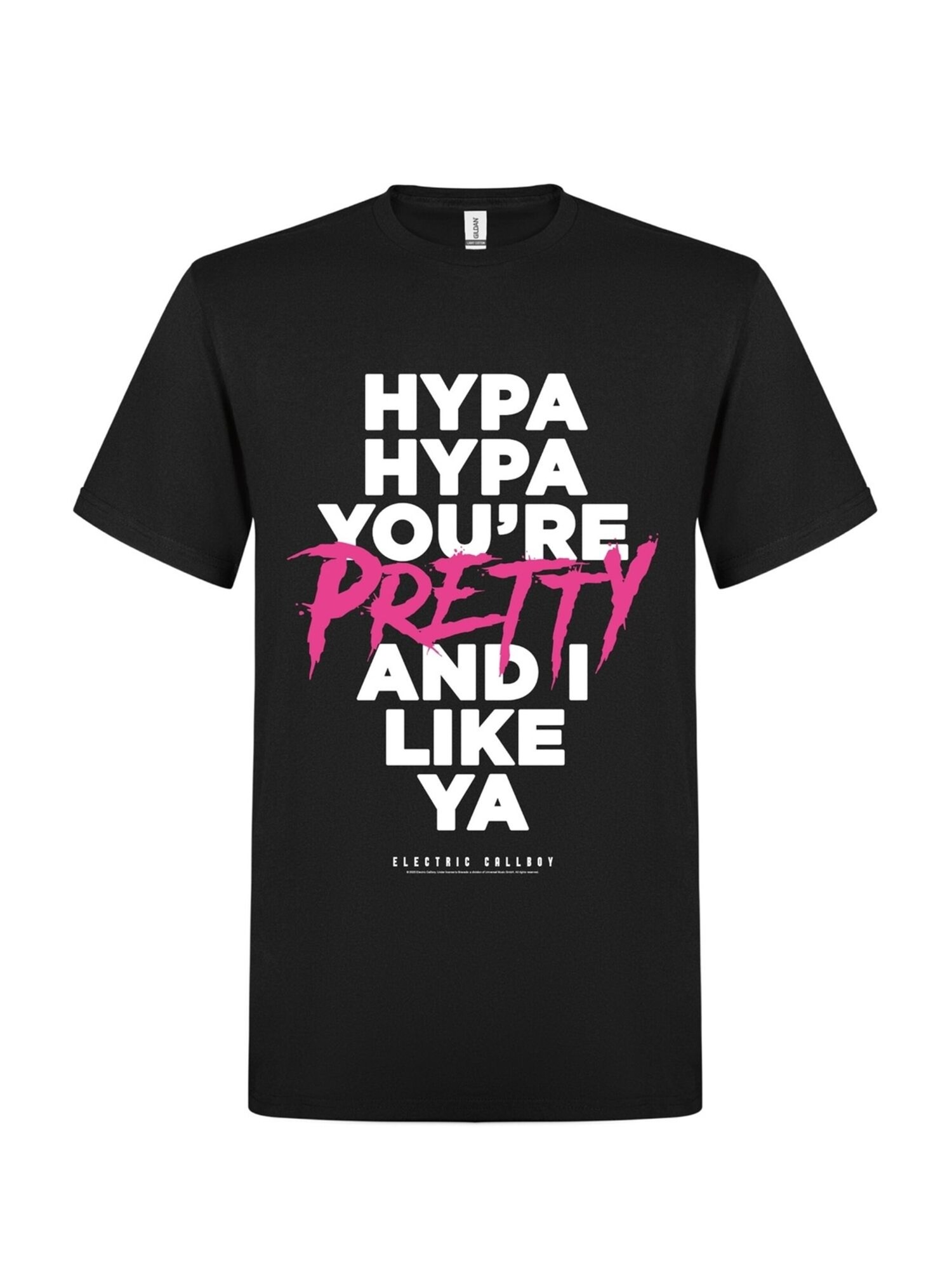 Electric Callboy. Camiseta 'Electric Callboy Hypa Hypa Lyrics T-Shirt' negro – imagen 1