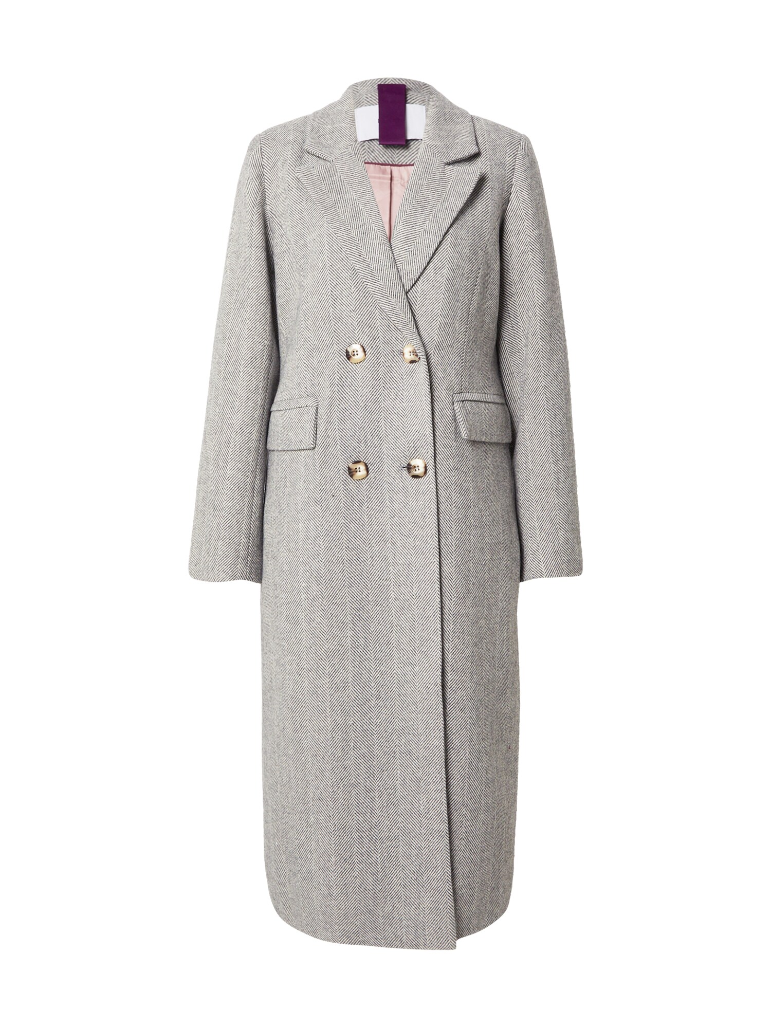 NÜMPH Palton de primăvară-toamnă RAVEN  gri