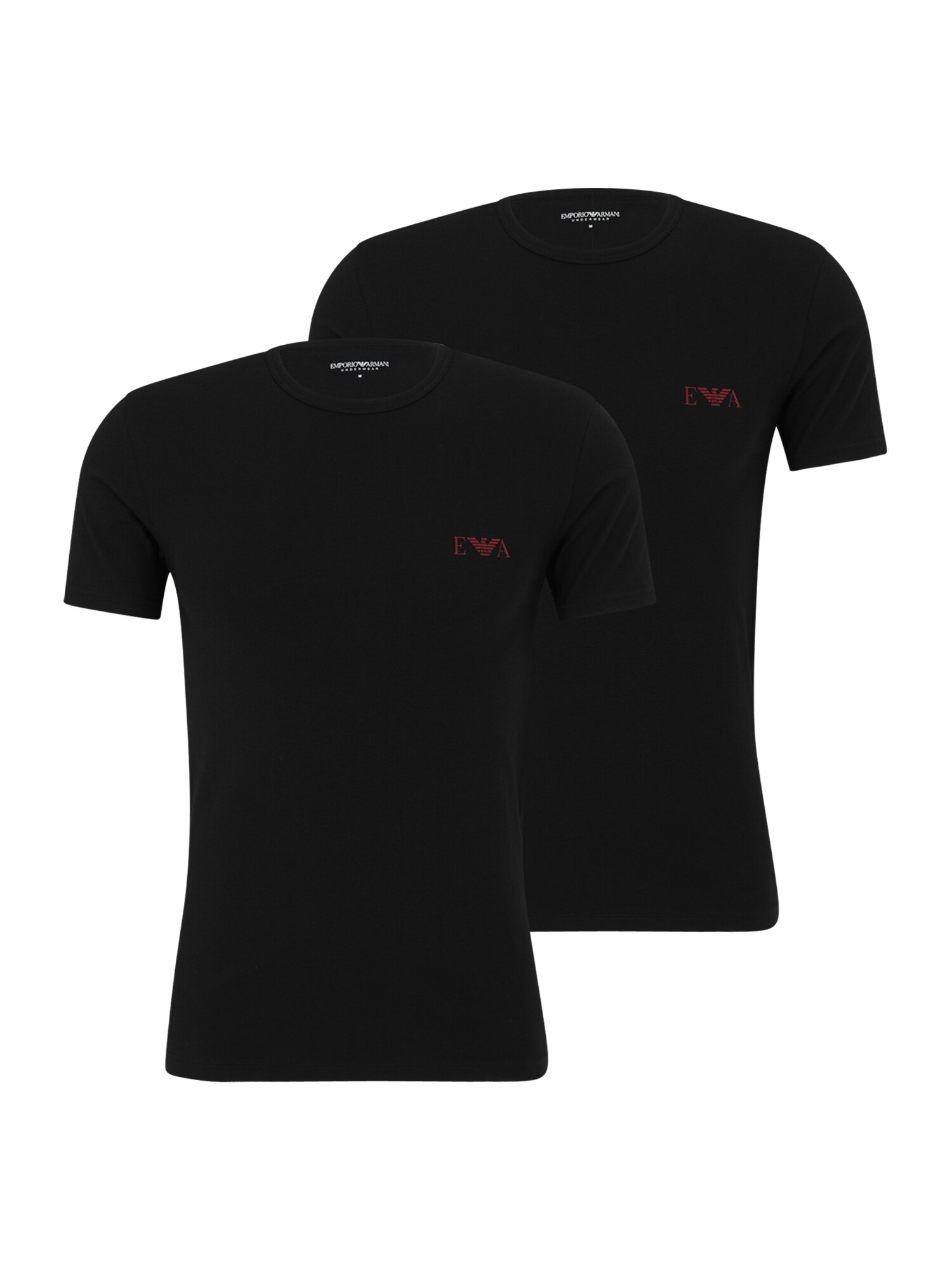 Emporio Armani Tricou  roșu / negru