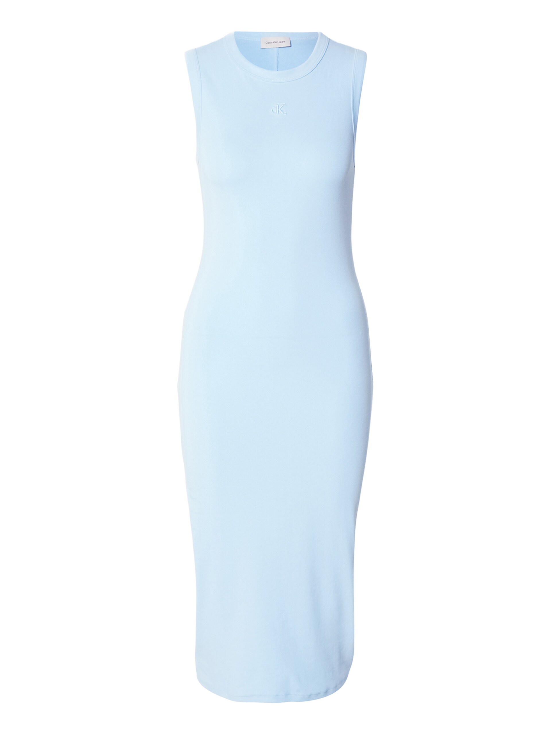 Calvin Klein Jeans Sl Ctn Contour 1x1 Rib Ss Midi Dress klänningar dam – bild 4