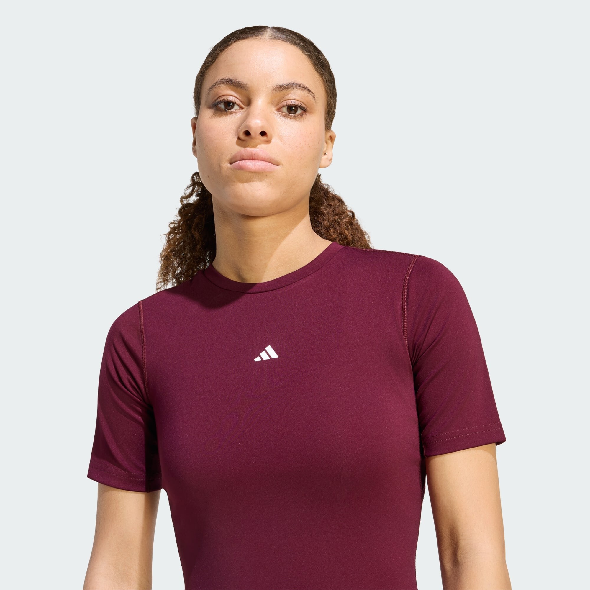 ADIDAS PERFORMANCE Camiseta funcional  rojo vino – imagen 4