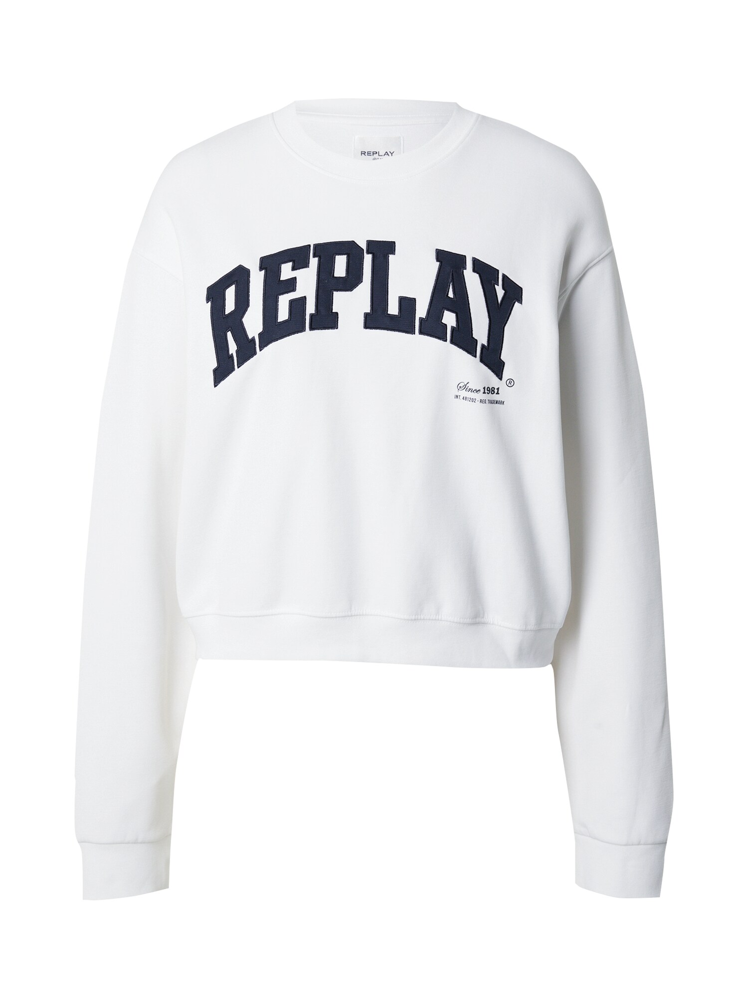 REPLAY Majica  mornarska / bela