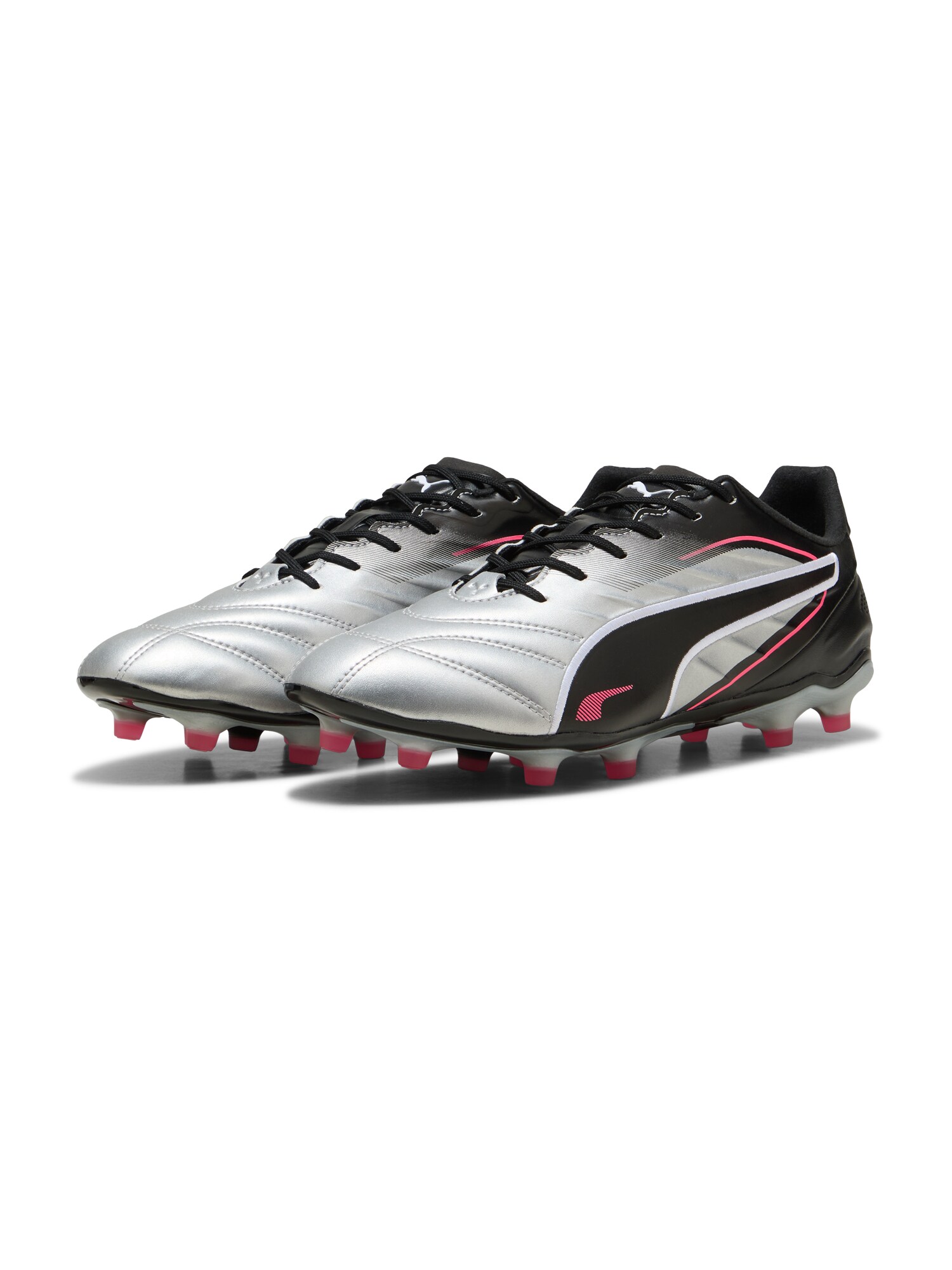 PUMA Futballcipők 'King Pro'  málna / fekete / ezüst termék 2. képe