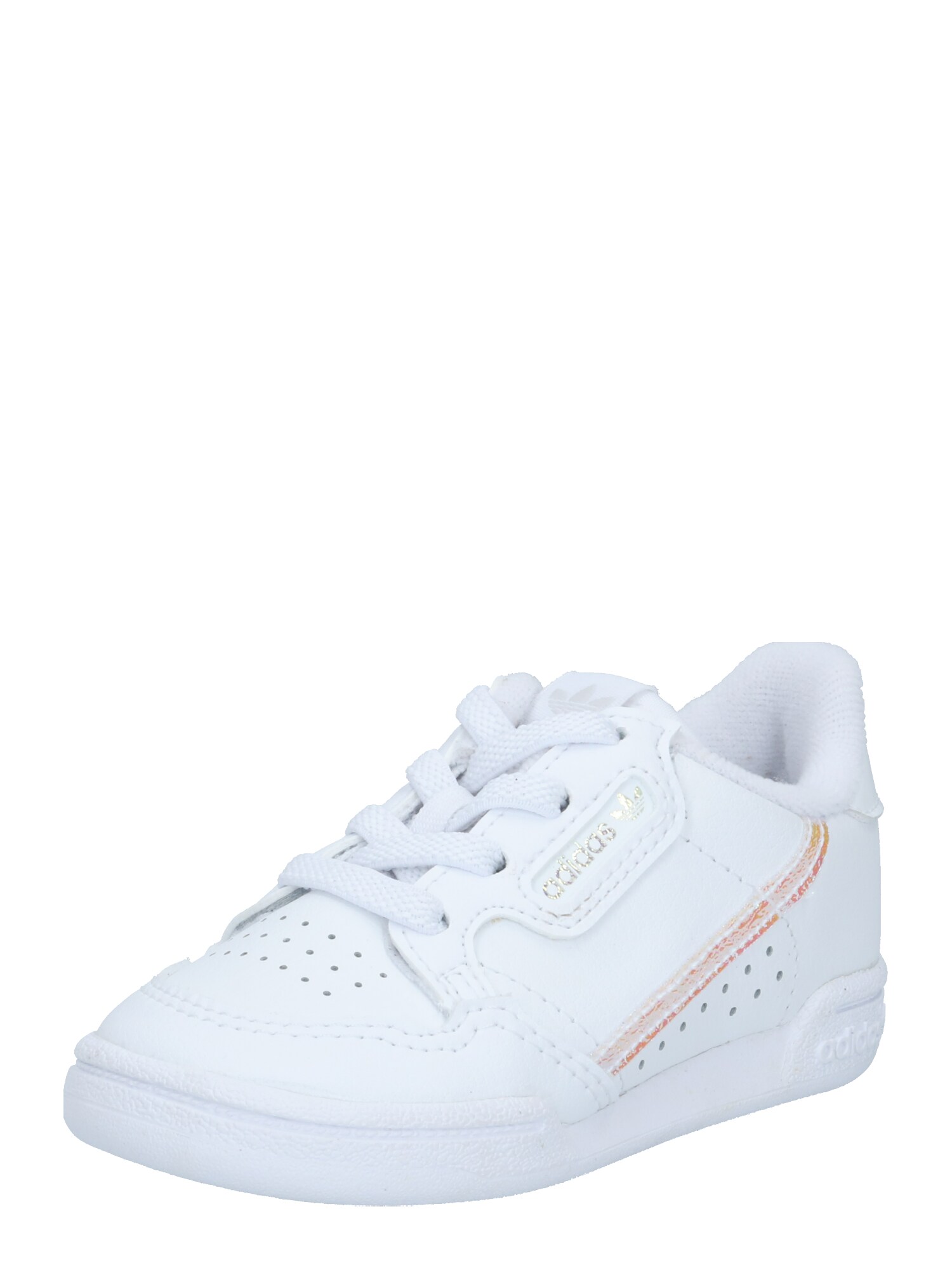 ADIDAS ORIGINALS Sportbačiai 'Continental 80'  balta / sidabrinė / oranžinė