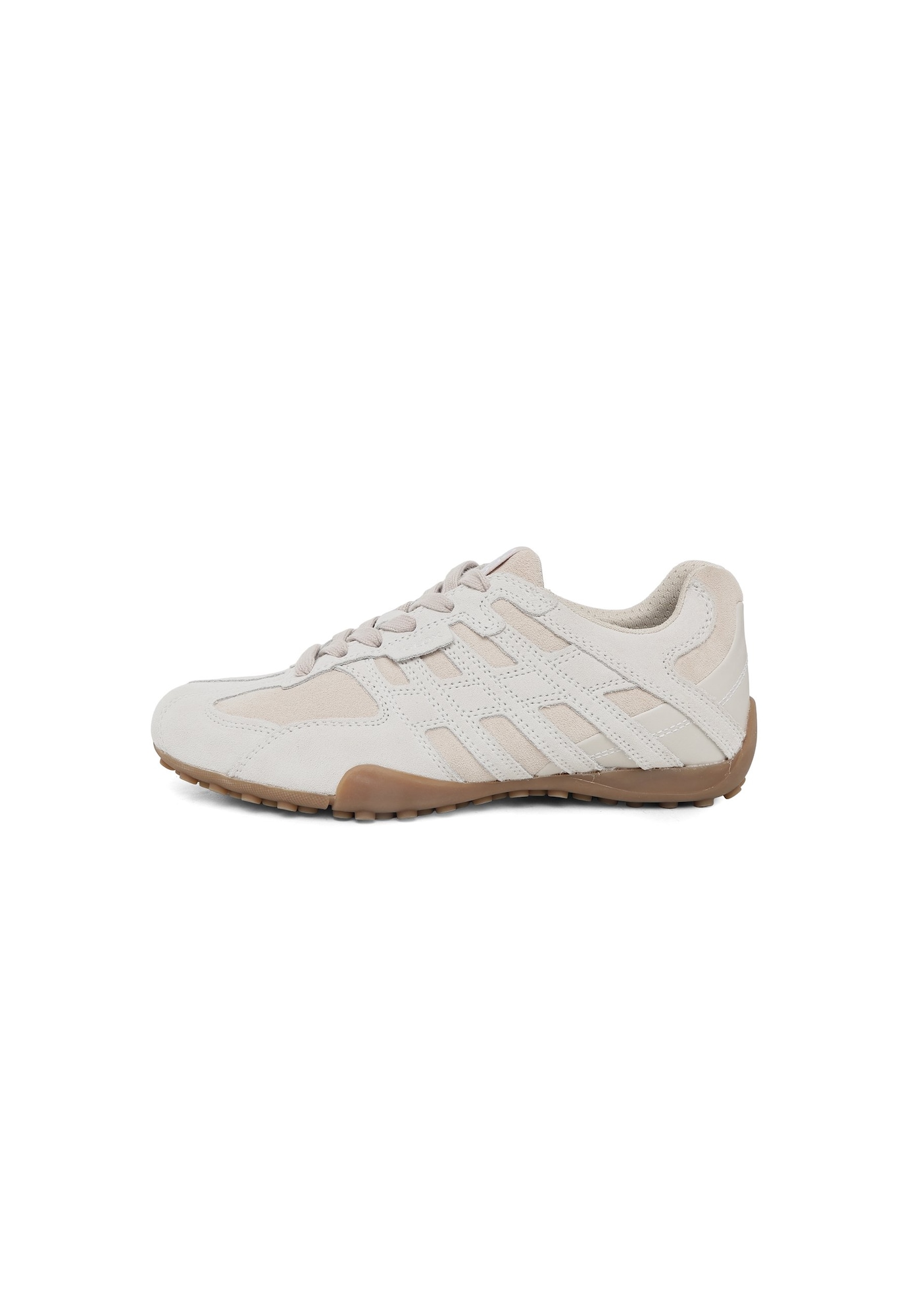 GEOX Sneaker low D SNAKE ecru / alb murdar