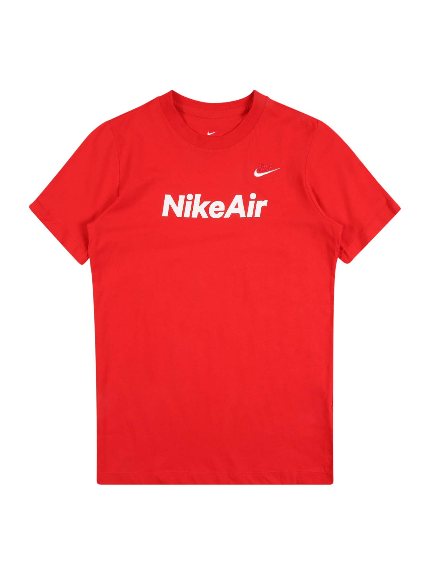 Nike Sportswear Marškinėliai 'Air'  raudona / balta
