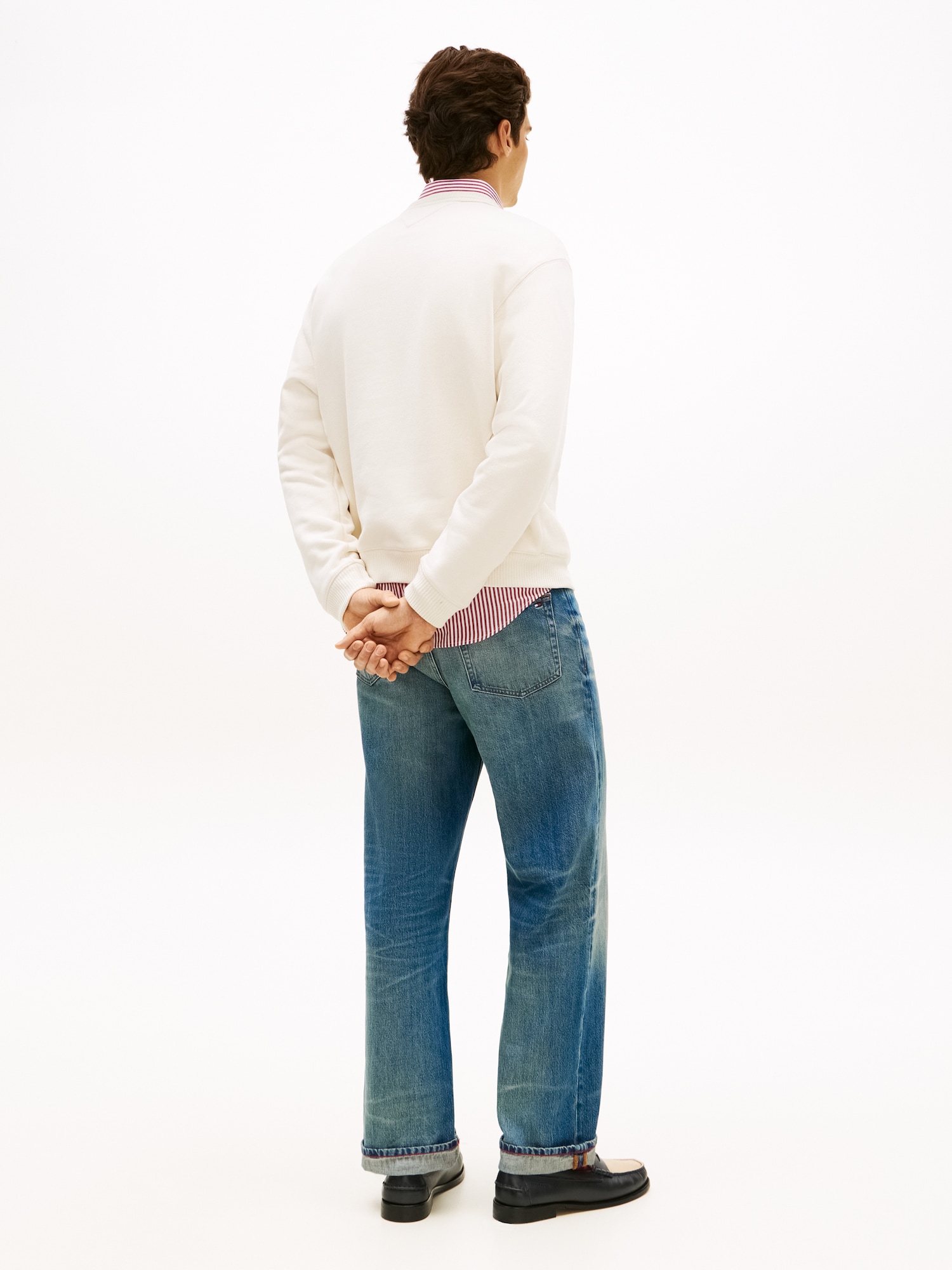 TOMMY HILFIGER Sudadera 'HERITAGE' beige / rojo / negro – imagen 3