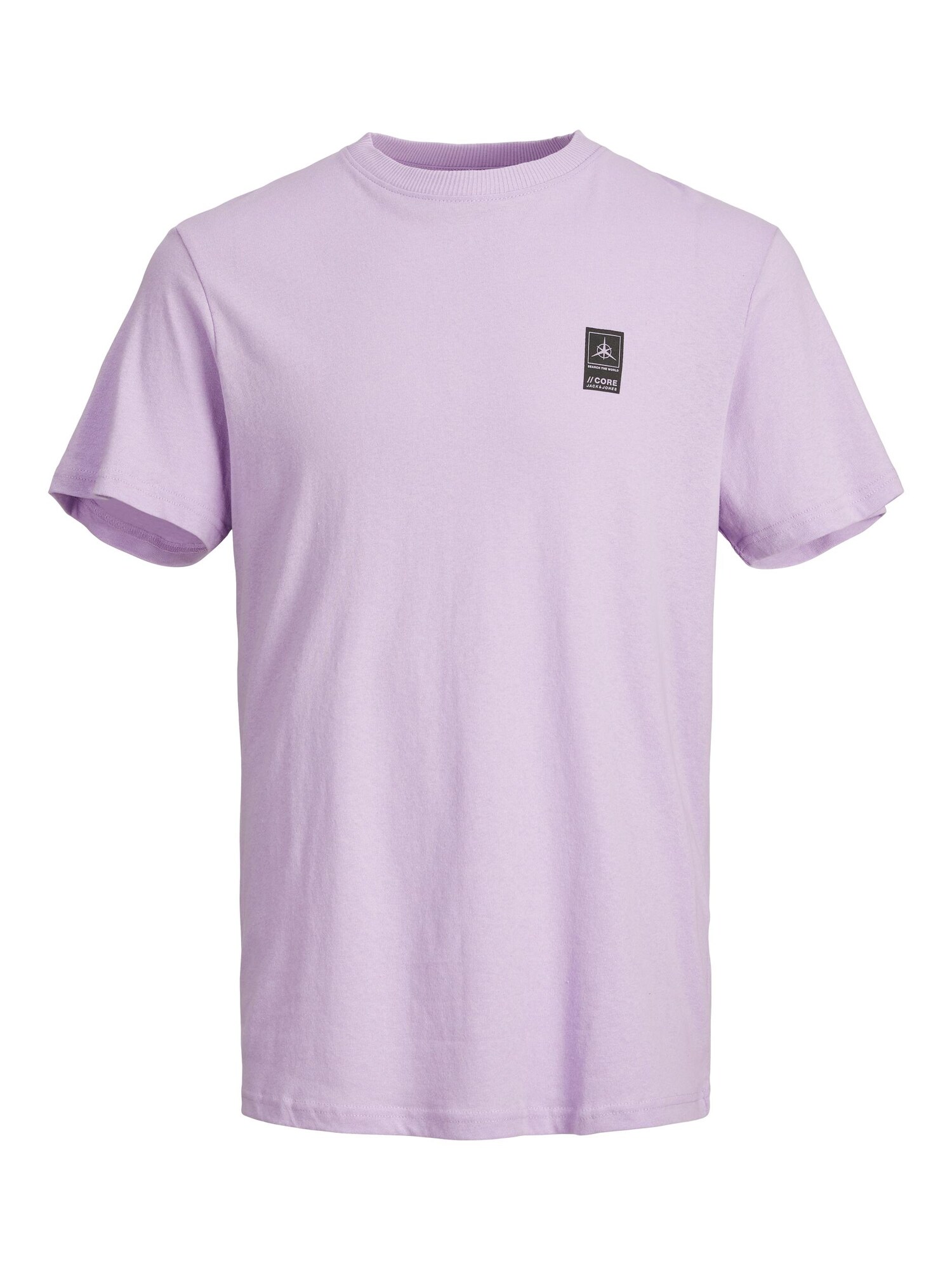 JACK & JONES Tričko  petrolejová / pastelovo fialová / tmavofialová / čierna