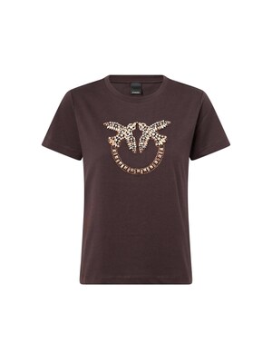 PINKO Camiseta 'PINKO QUENTIN T-SHIRT JERSEY T-SHIRT'  marrón
