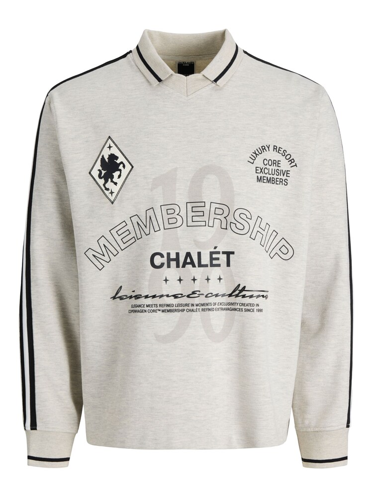 JACK & JONES Sweatshirt Herren Größe L schwarz / weiß