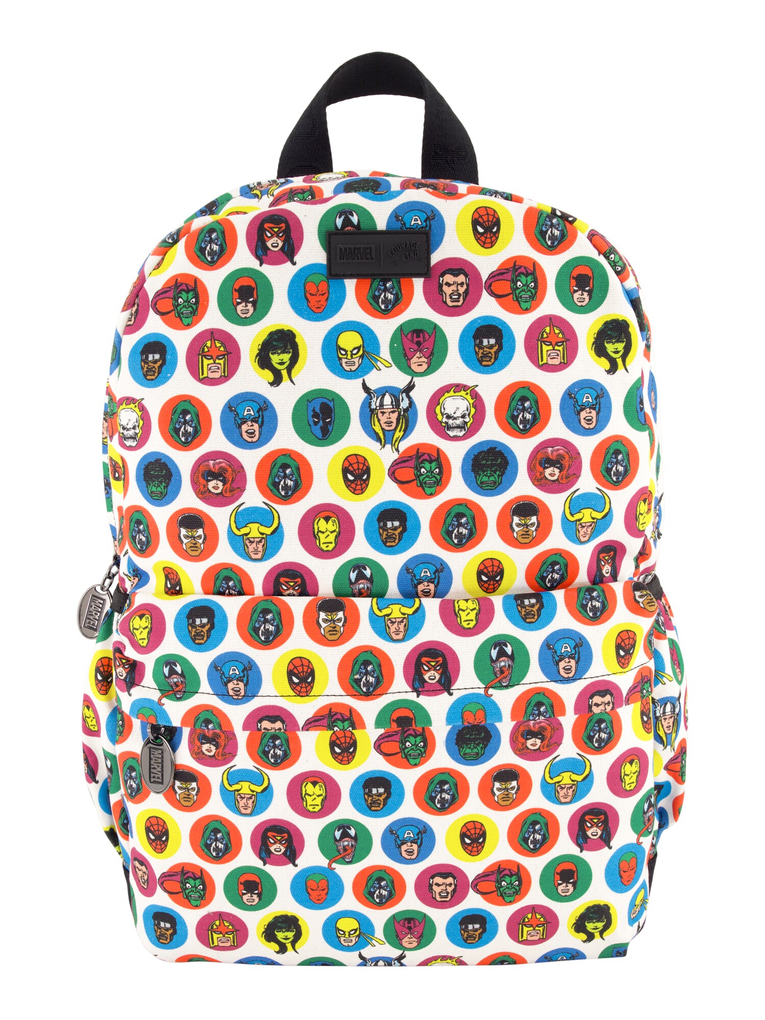 DISNEY Mochila 'Marvel Villains And Heroes'  azul / amarillo / rosa / blanco