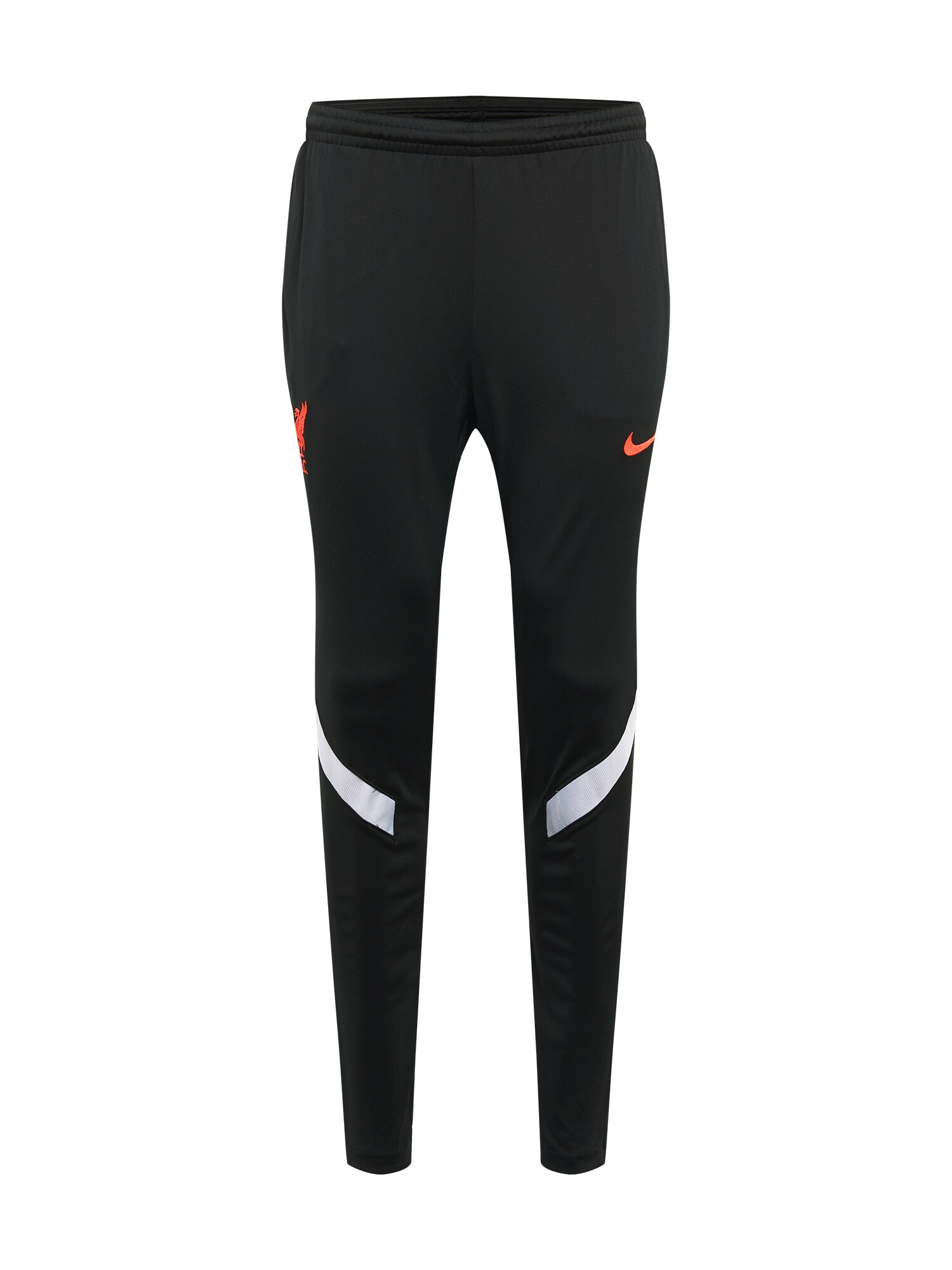 NIKE Sportinės kelnės  juoda / raudona / šviesiai pilka