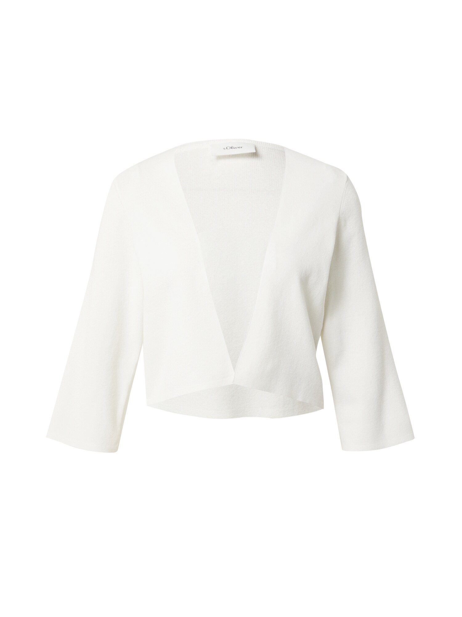 s.Oliver BLACK LABEL Geacă tricotată  alb coajă de ou