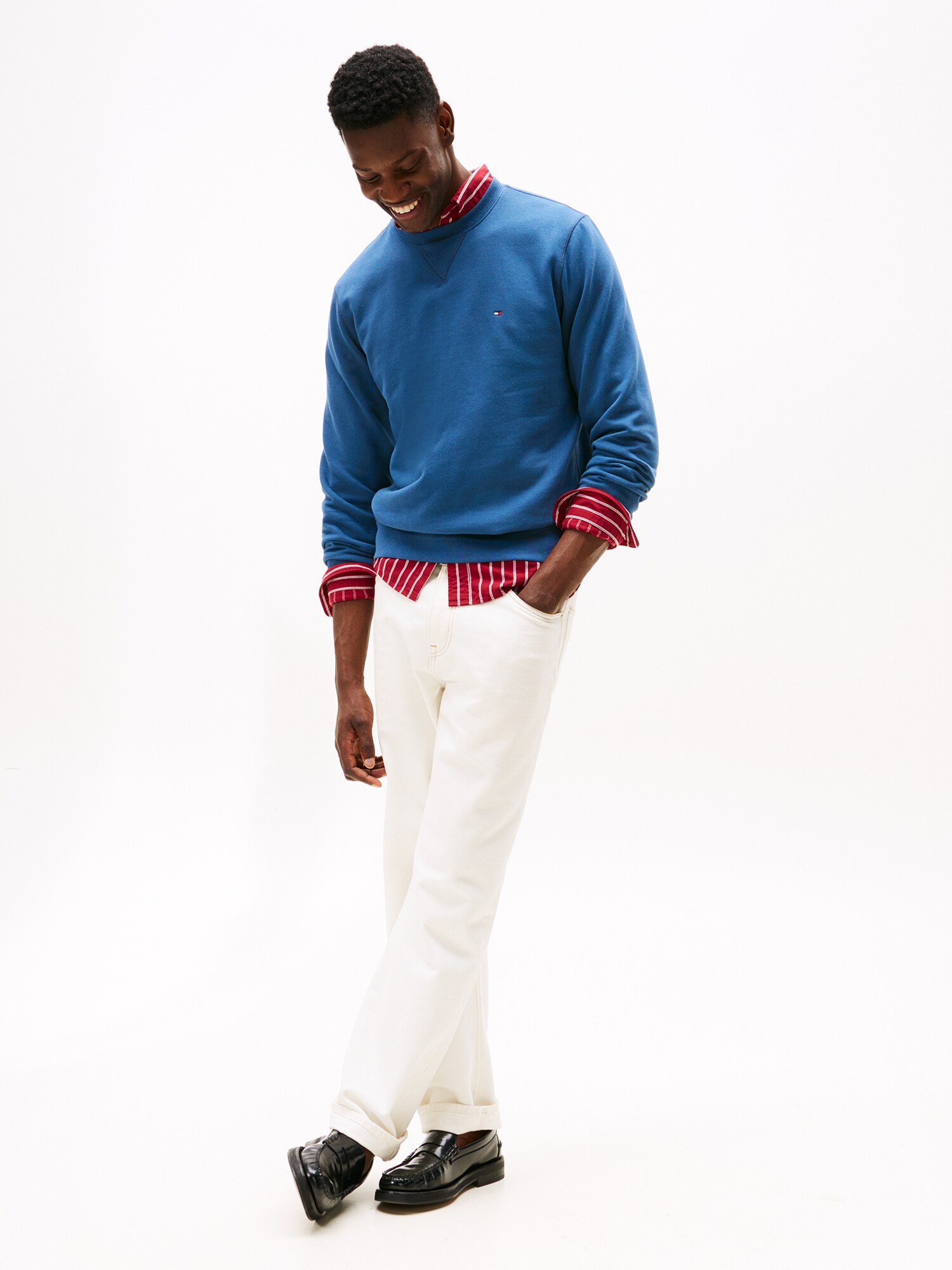 TOMMY HILFIGER Sudadera 'ESS SEASONAL' azul – imagen 4