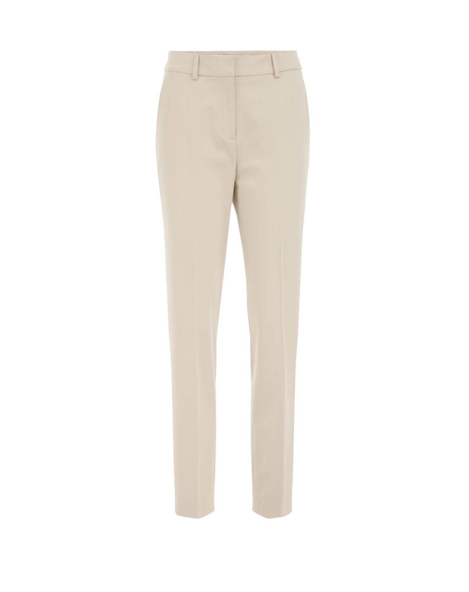WE Fashion Pantaloni cu dungă  bej
